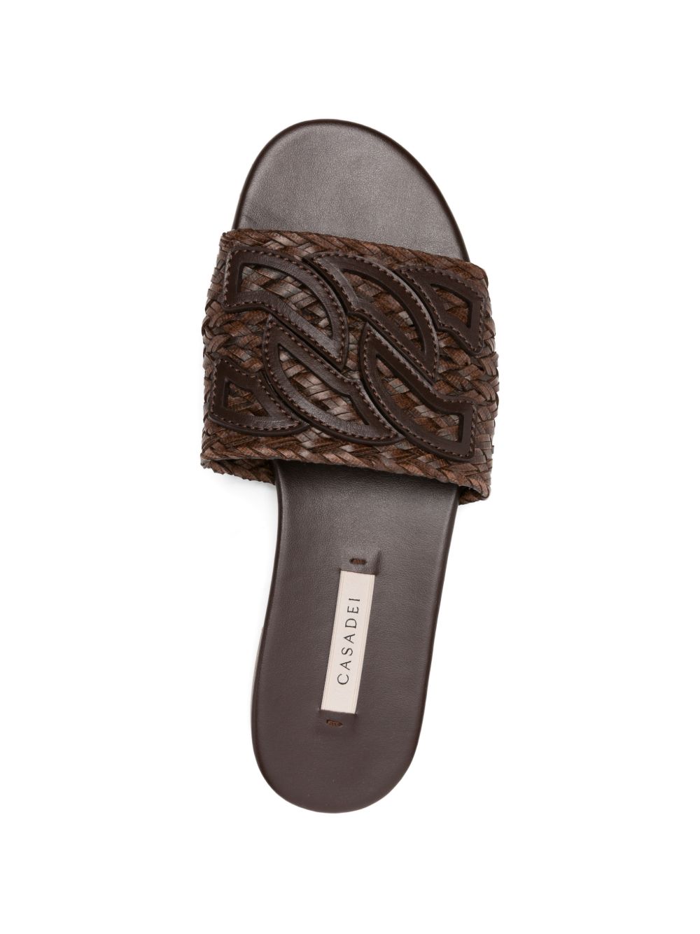Casadei Leather flat sandals