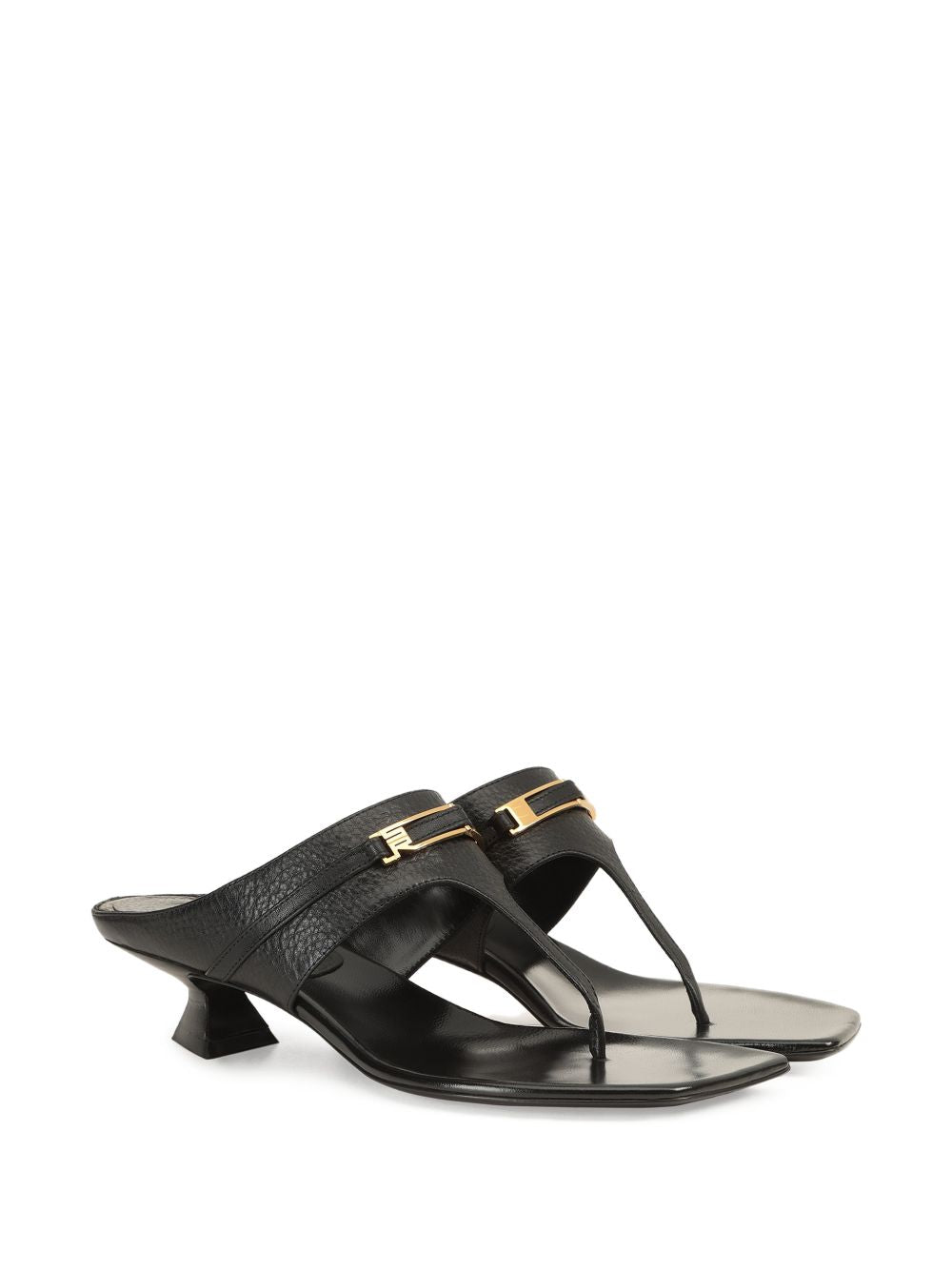 Sergio Rossi Leather thong sandals