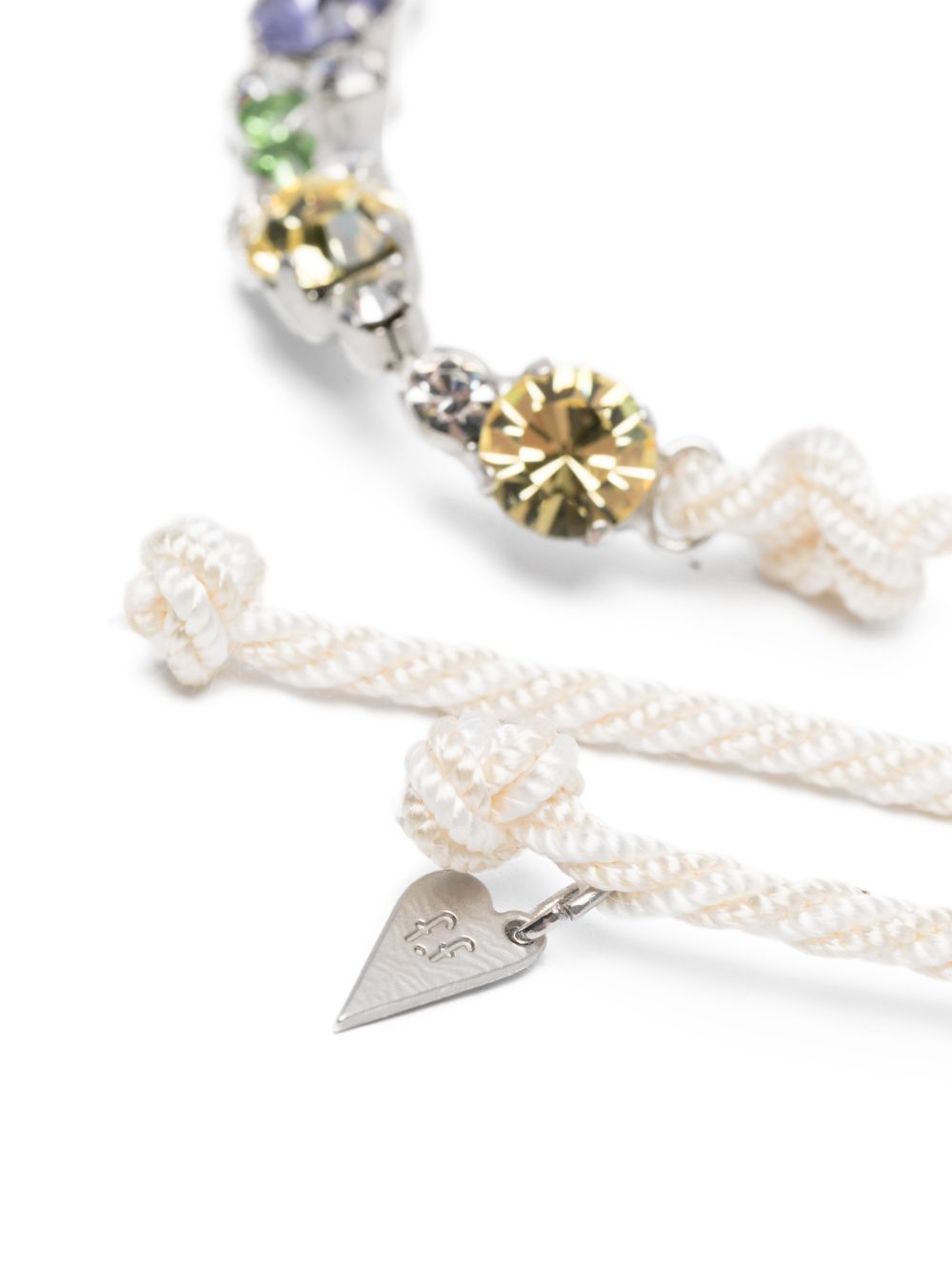 Forte Forte Crystal braided necklace