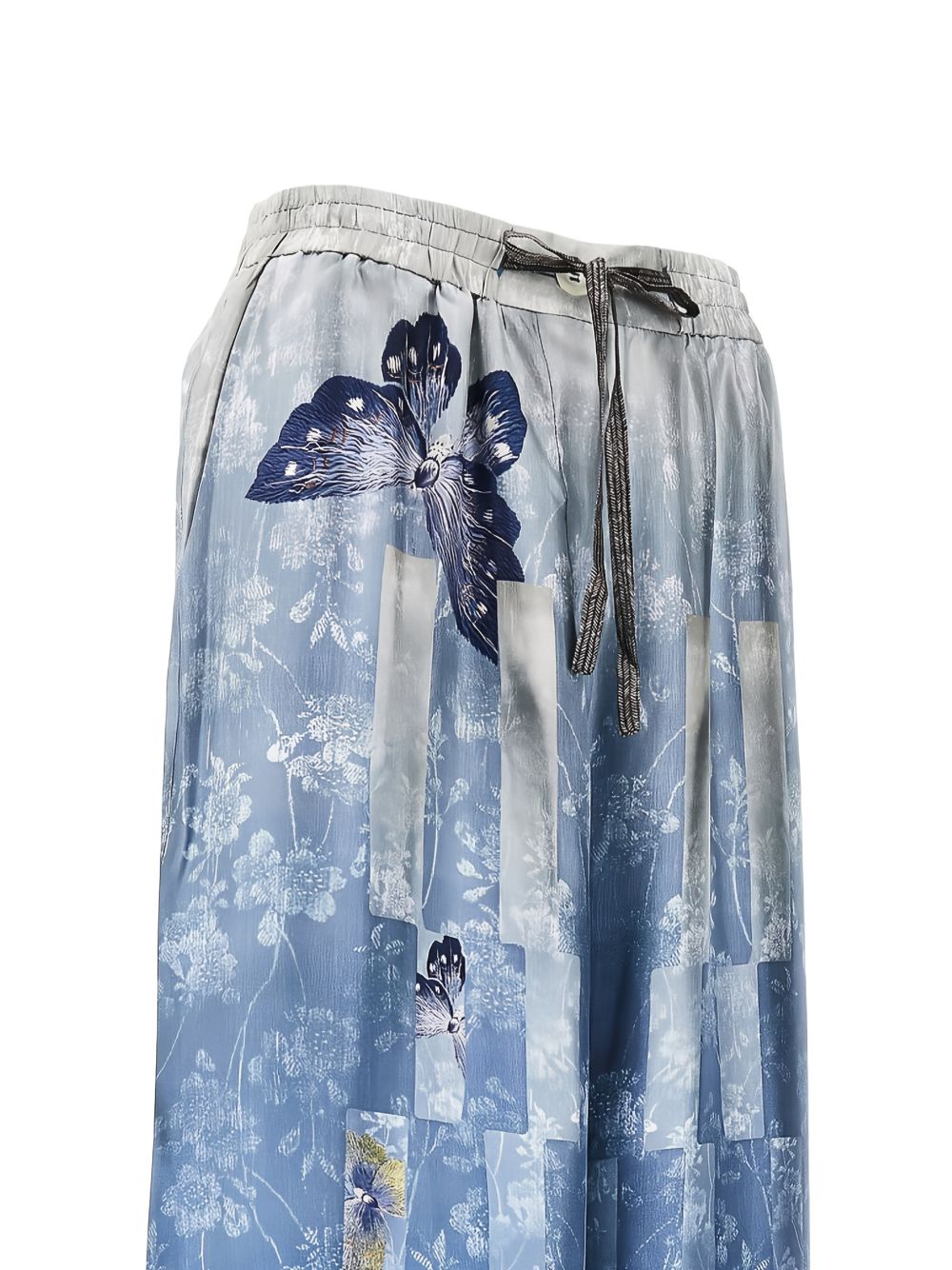 Pierre Louis Mascia Printed silk trousers