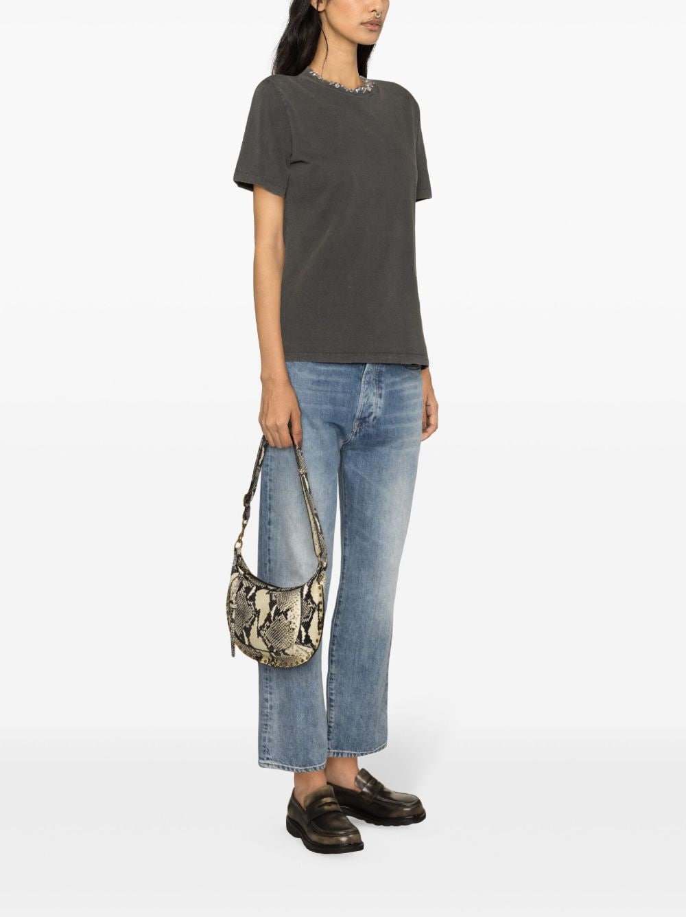 GOLDEN GOOSE T-shirts and Polos DARK GREY