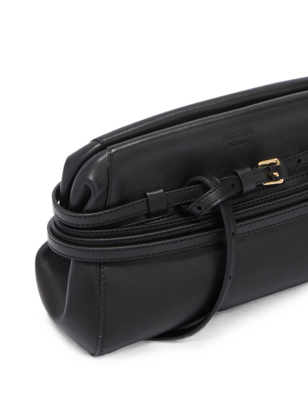 Moschino Belt Detail Shoulder Bag