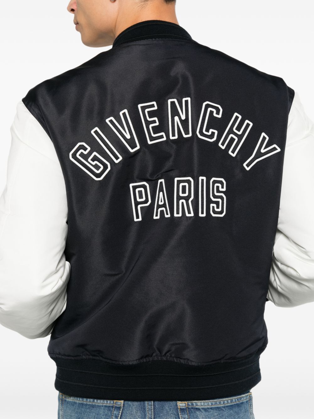Givenchy Logo Embroidered Windbreaker