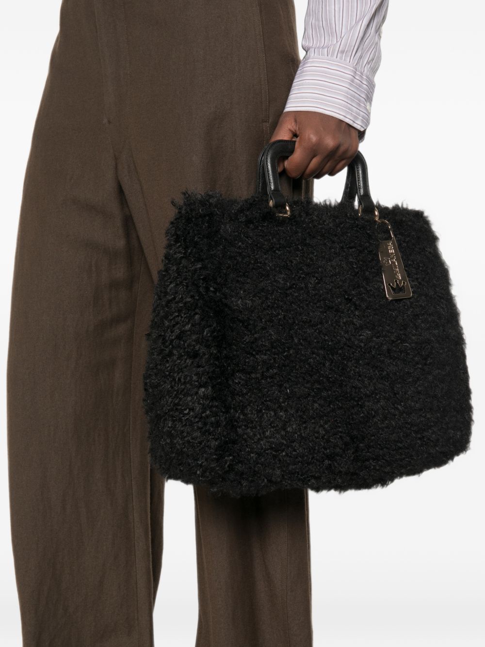 La Milanesa Amal Faux-Fur Bag