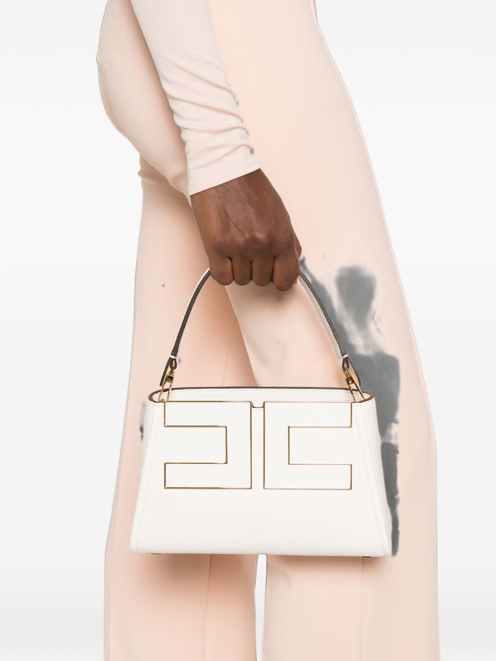 Elisabetta Franchi Logo Plaque Shoulder Bag