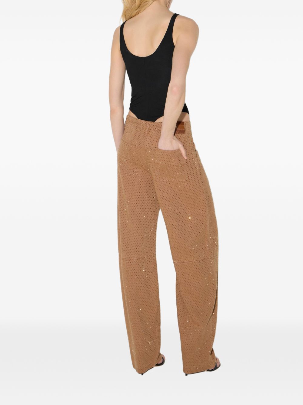 Elisabetta Franchi Trousers BROWN