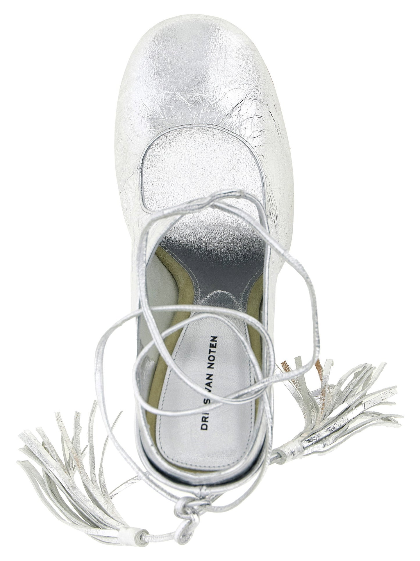 Dries Van Noten Laminated Leather Mules