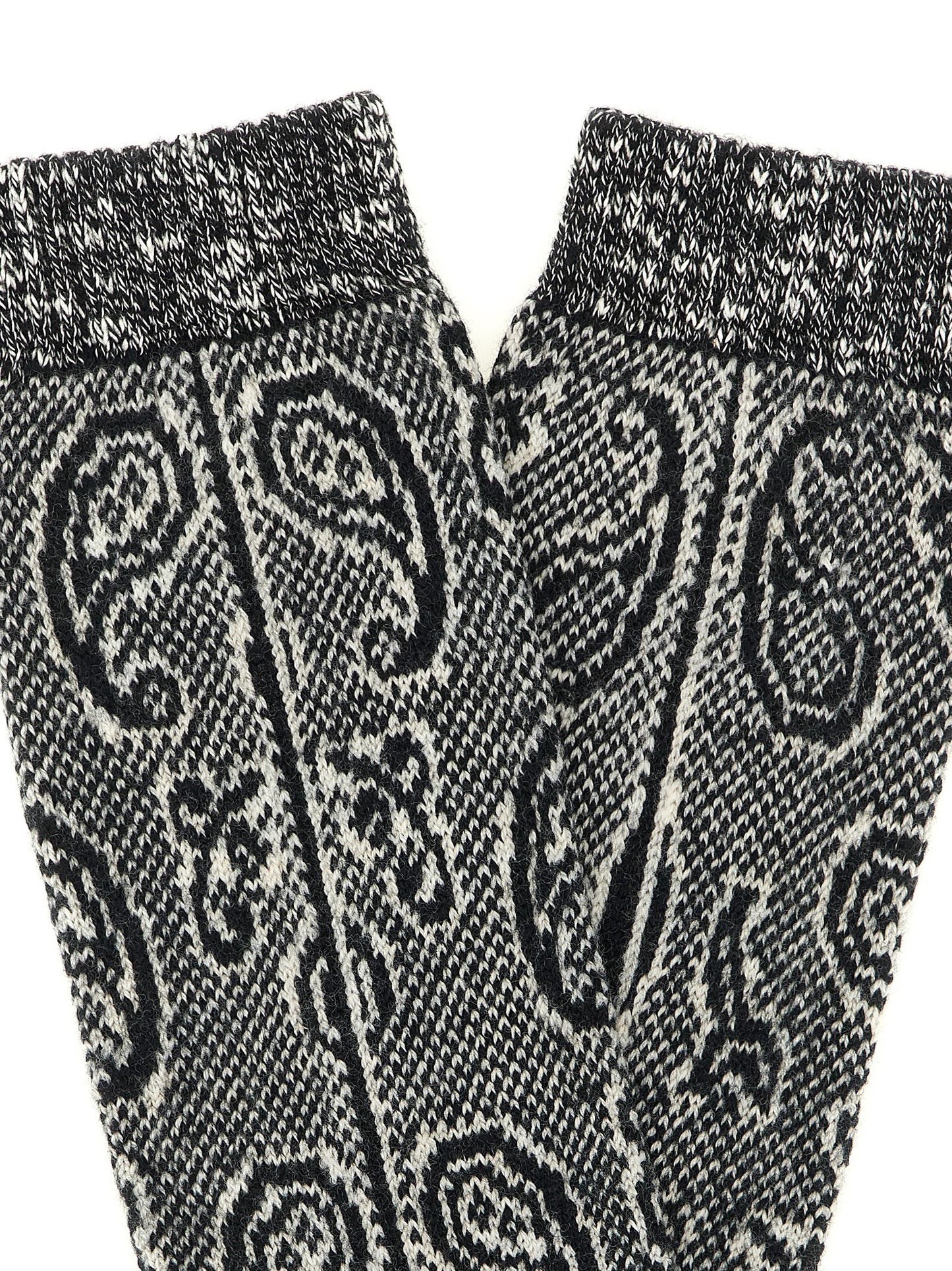 Dries Van Noten Paisley Jacquard Socks