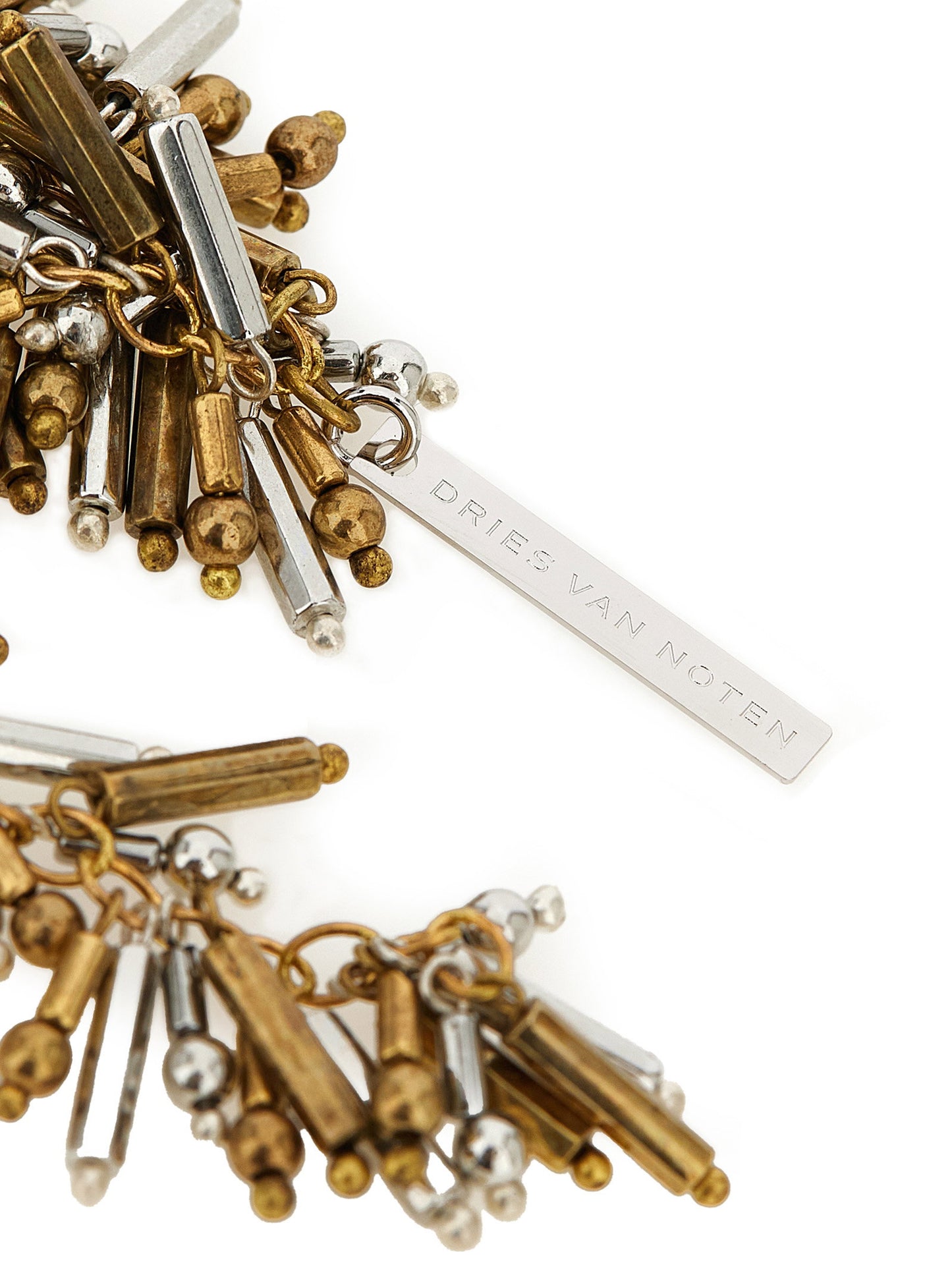 Dries Van Noten Embroidered Scarf Necklace