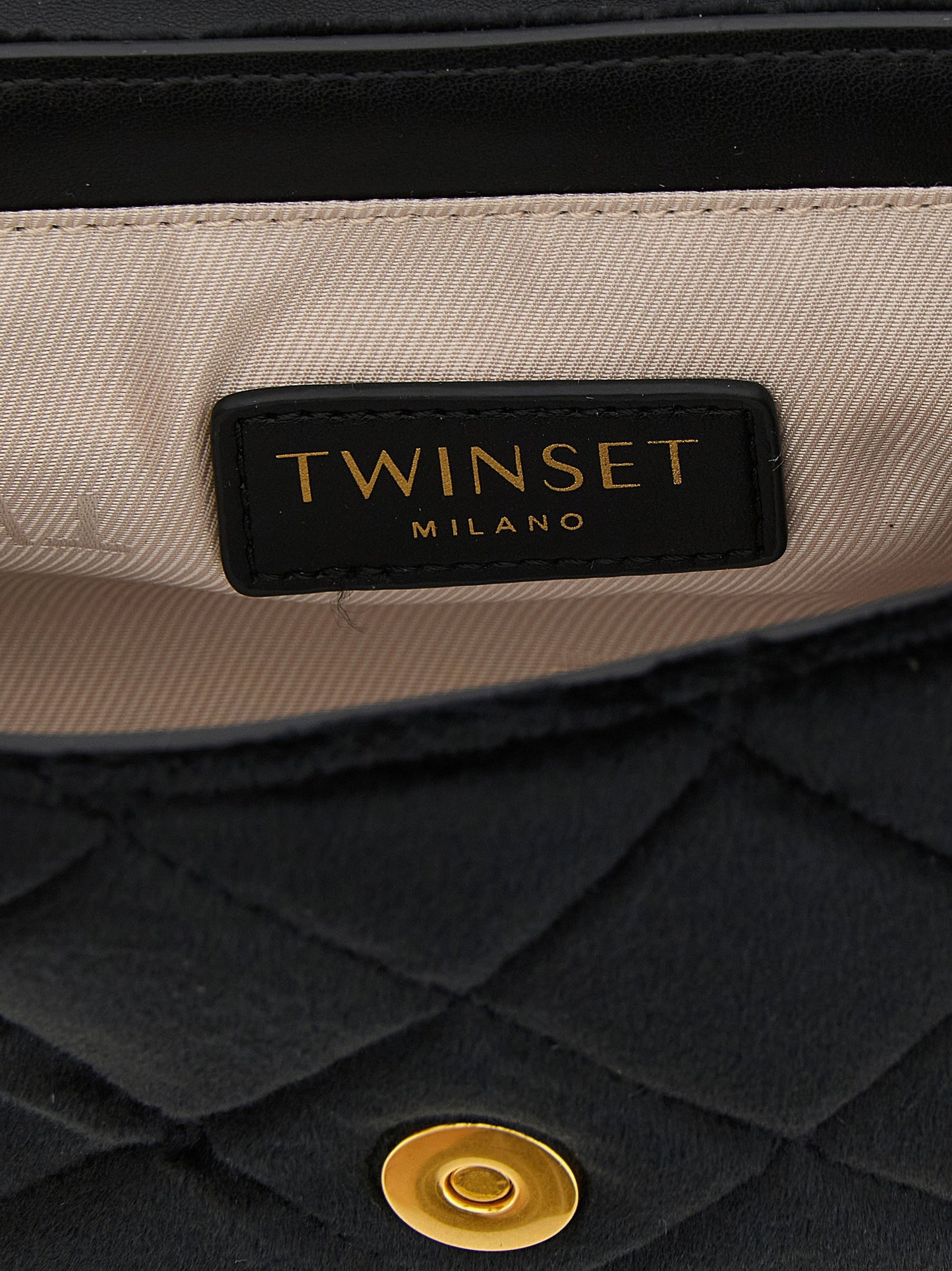 Twin Set Shaved Velvet Shoulder Strap