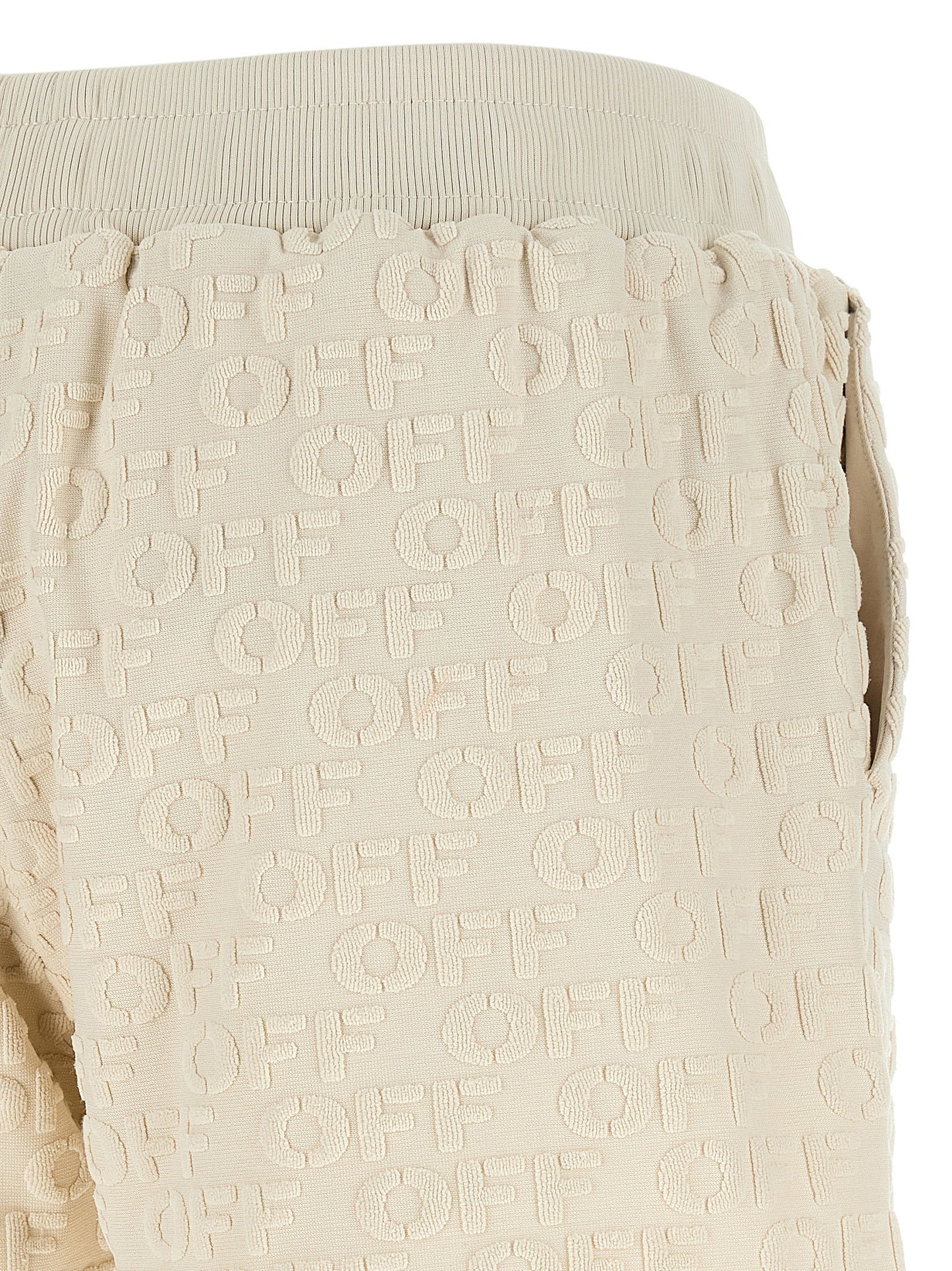 Off White Terry Shorts