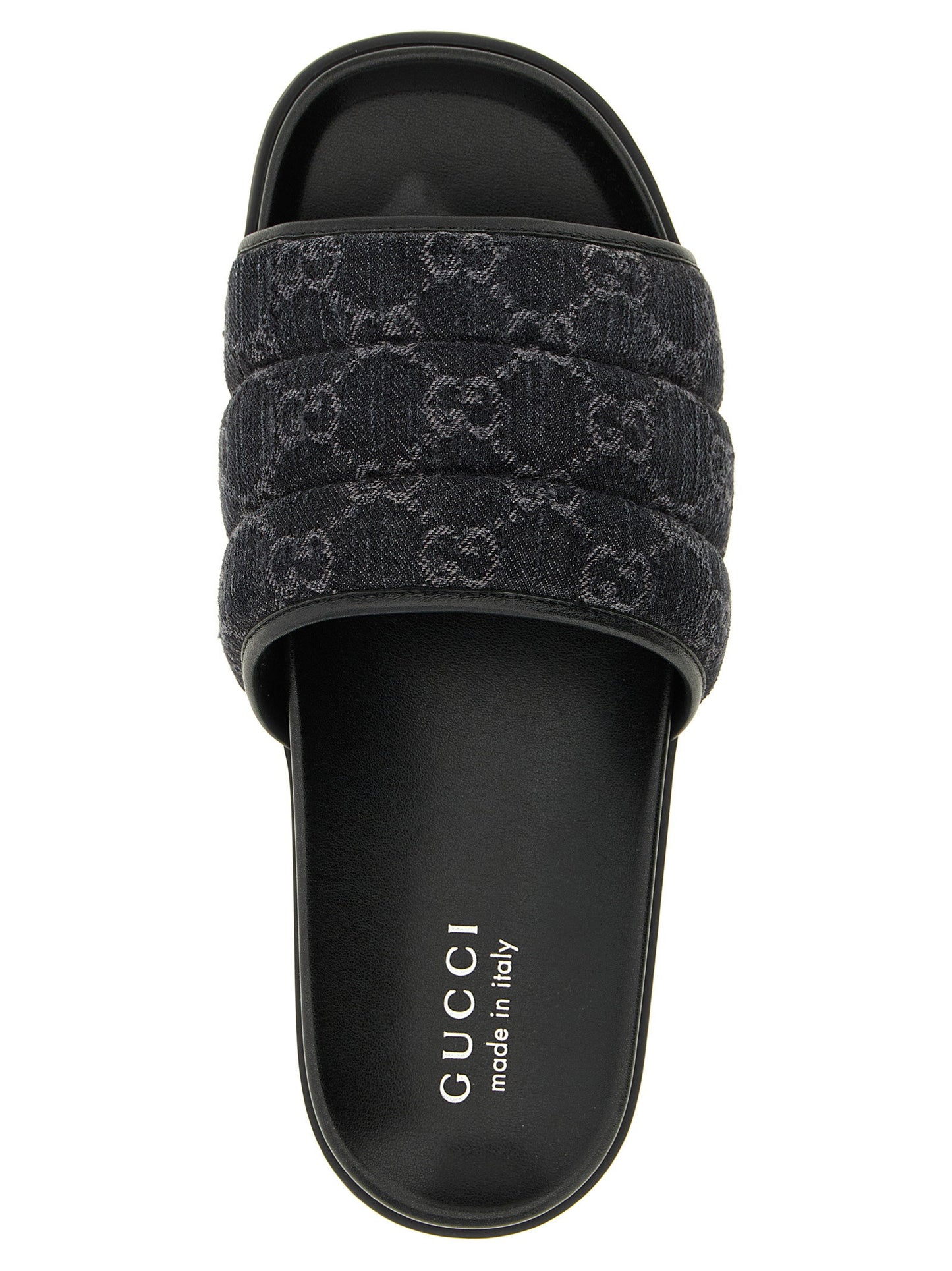 Gucci Gg Denim Slides