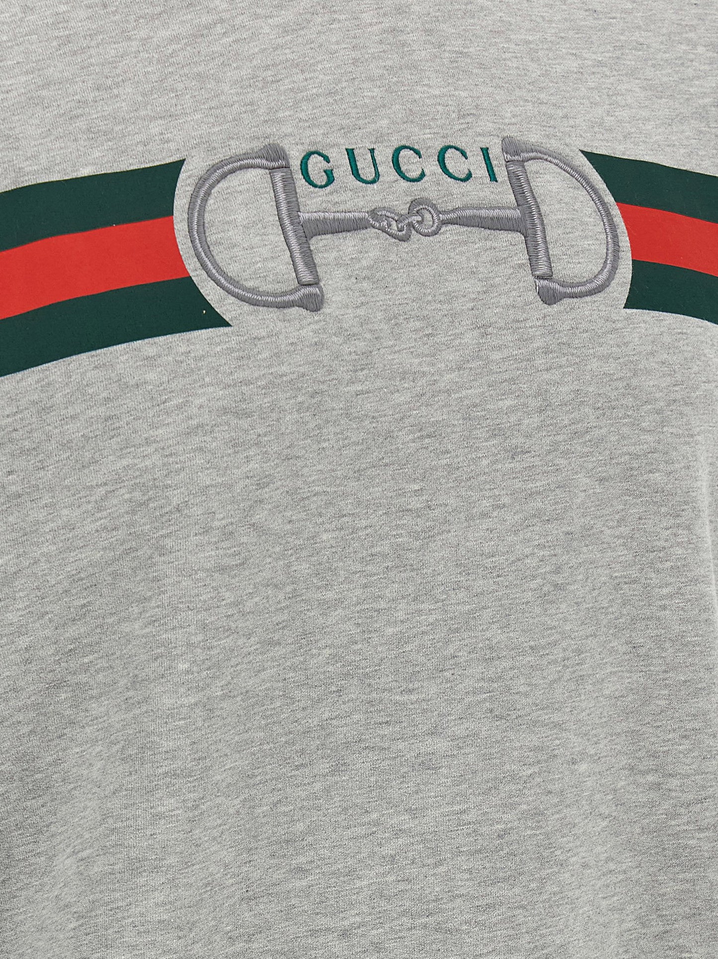 Gucci Web Ribbon And Horsebit Sweatshirt