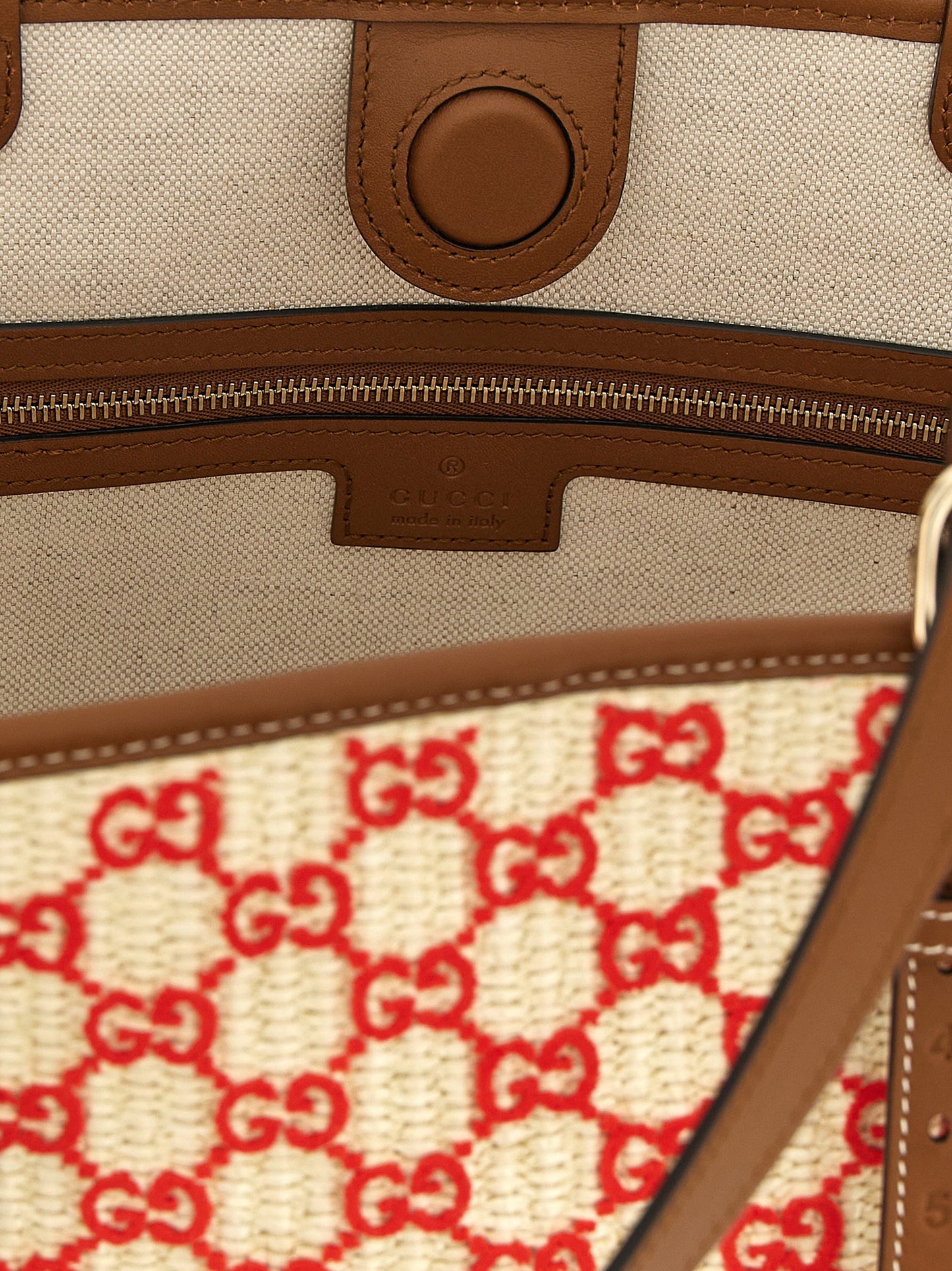 Gucci Small Woven Shopping Bag