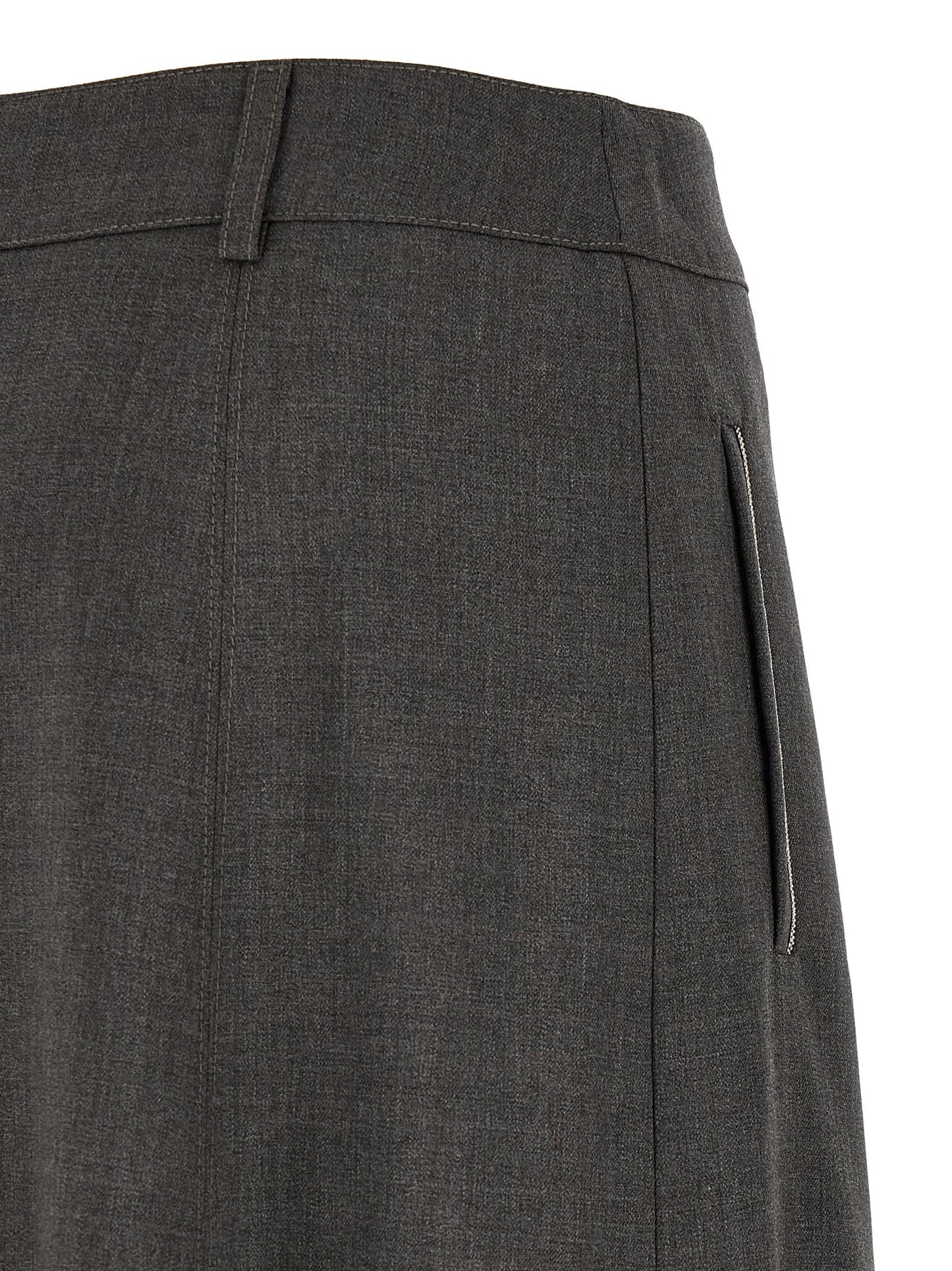 Peserico Flared Skirt With Loops