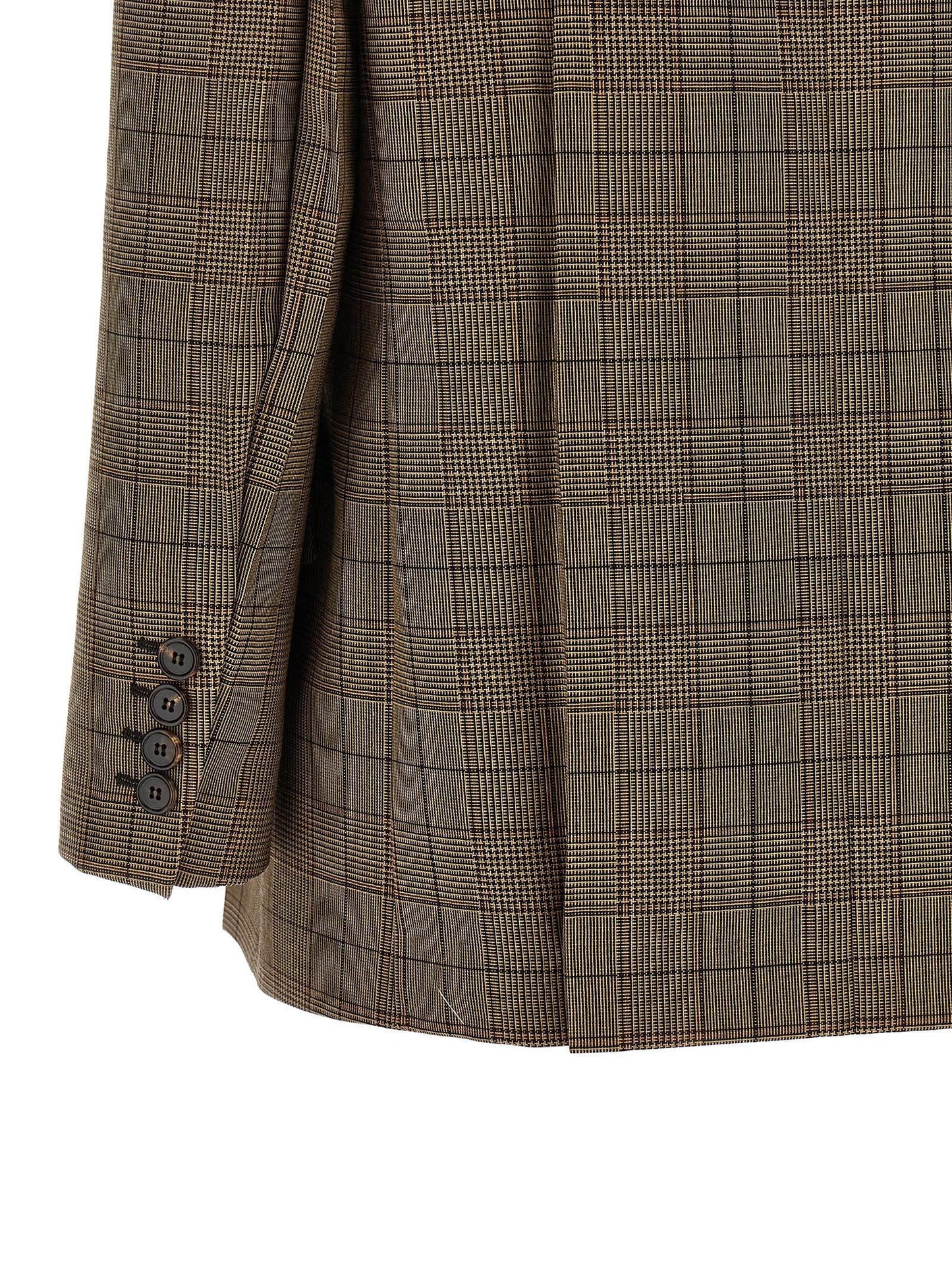 Chloé Check Double-breasted Blazer