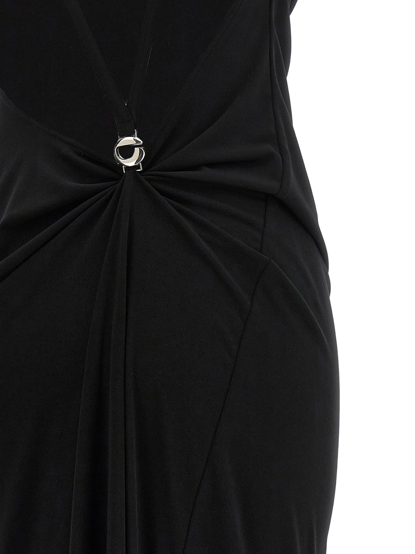 Coperni Metallic Logo Dress