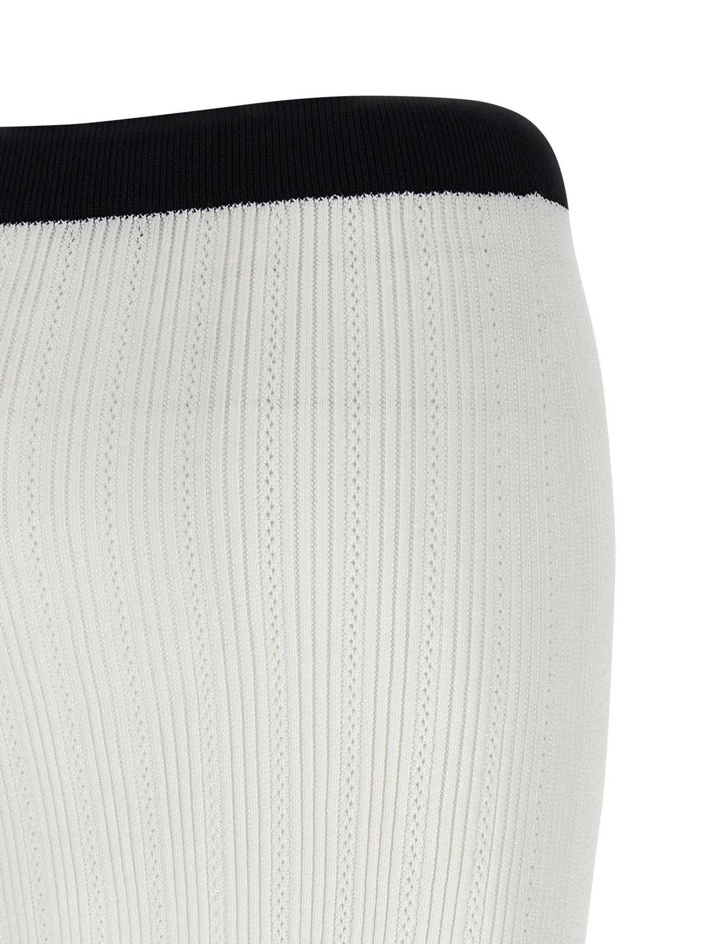 Balmain Two-tone Miniskirt