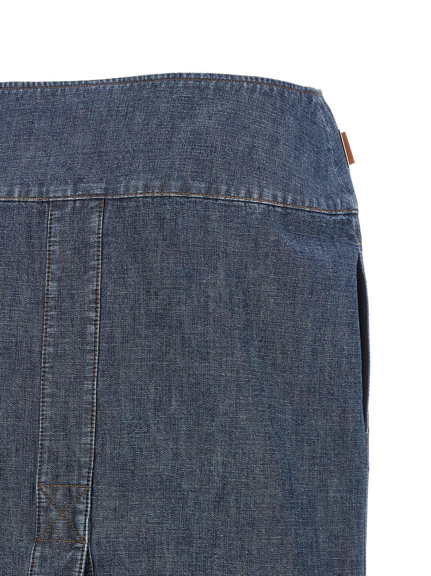 Fendi Chambray Denim Skirt