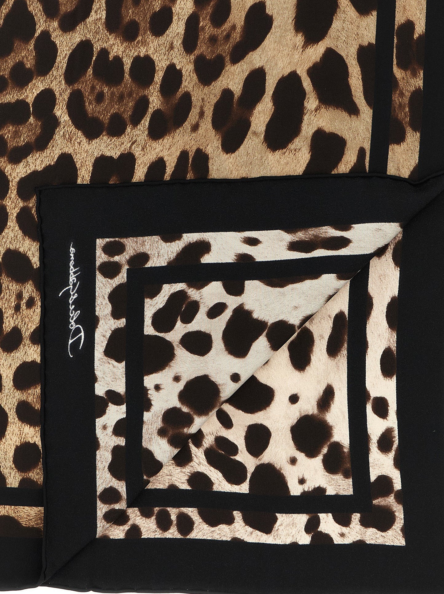 Dolce & Gabbana Leopard-print Scarf