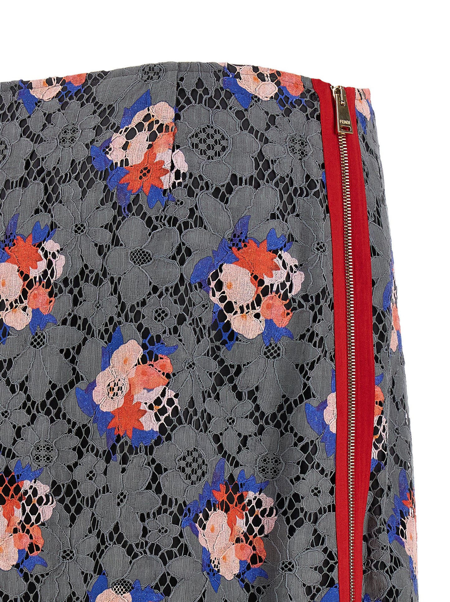 Fendi Bouquet Lace Skirt