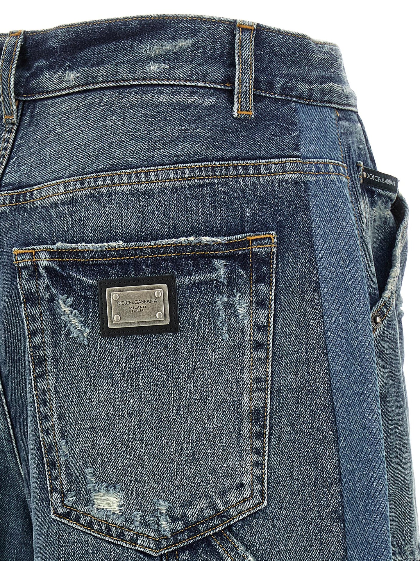 Dolce & Gabbana Denim Bermuda Shorts