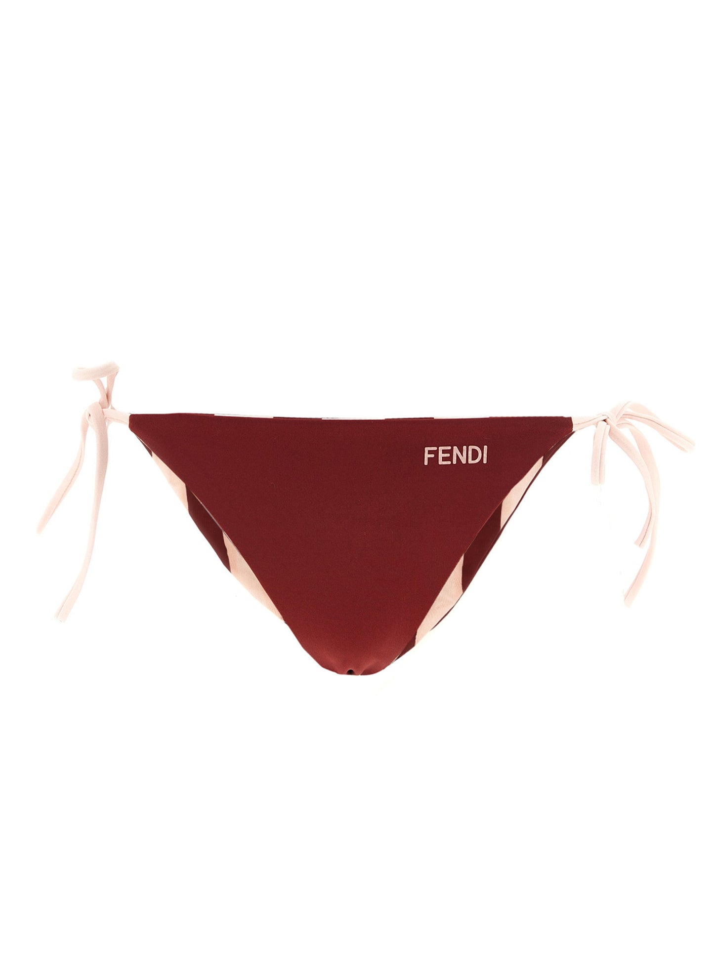 Fendi Pequin Reversible Bikini Bottoms
