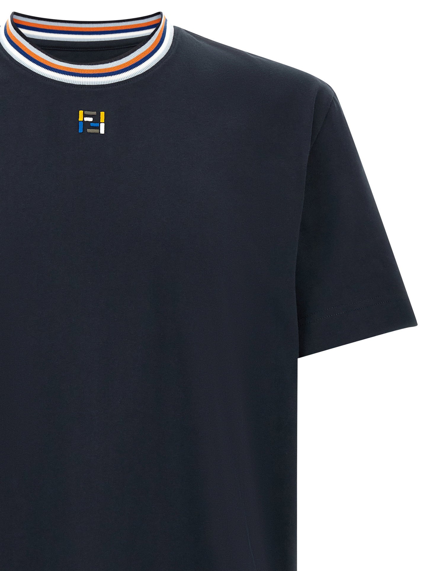 Fendi Ff Stitching T-shirt