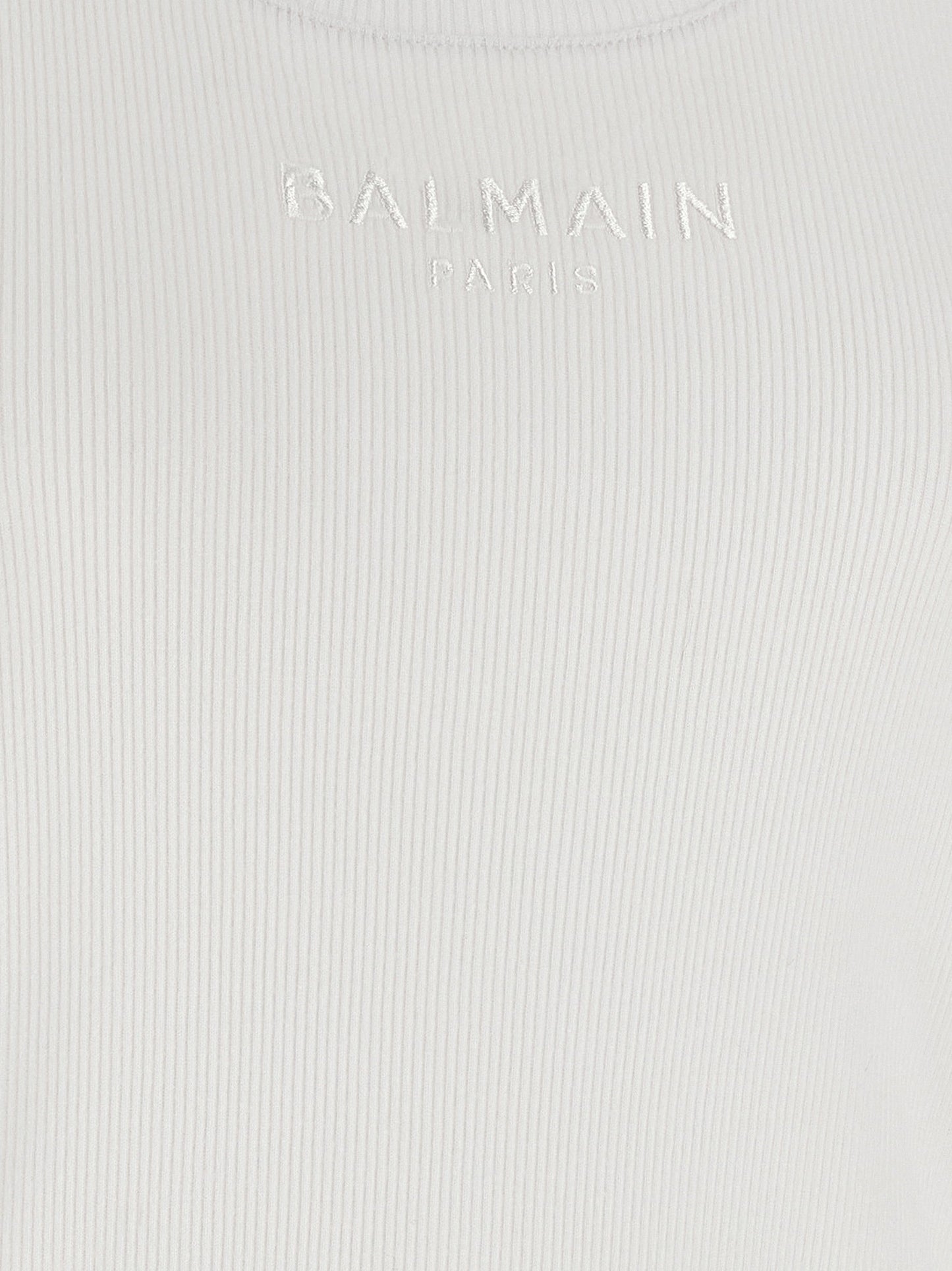 Balmain Logo Embroidery Tank Top
