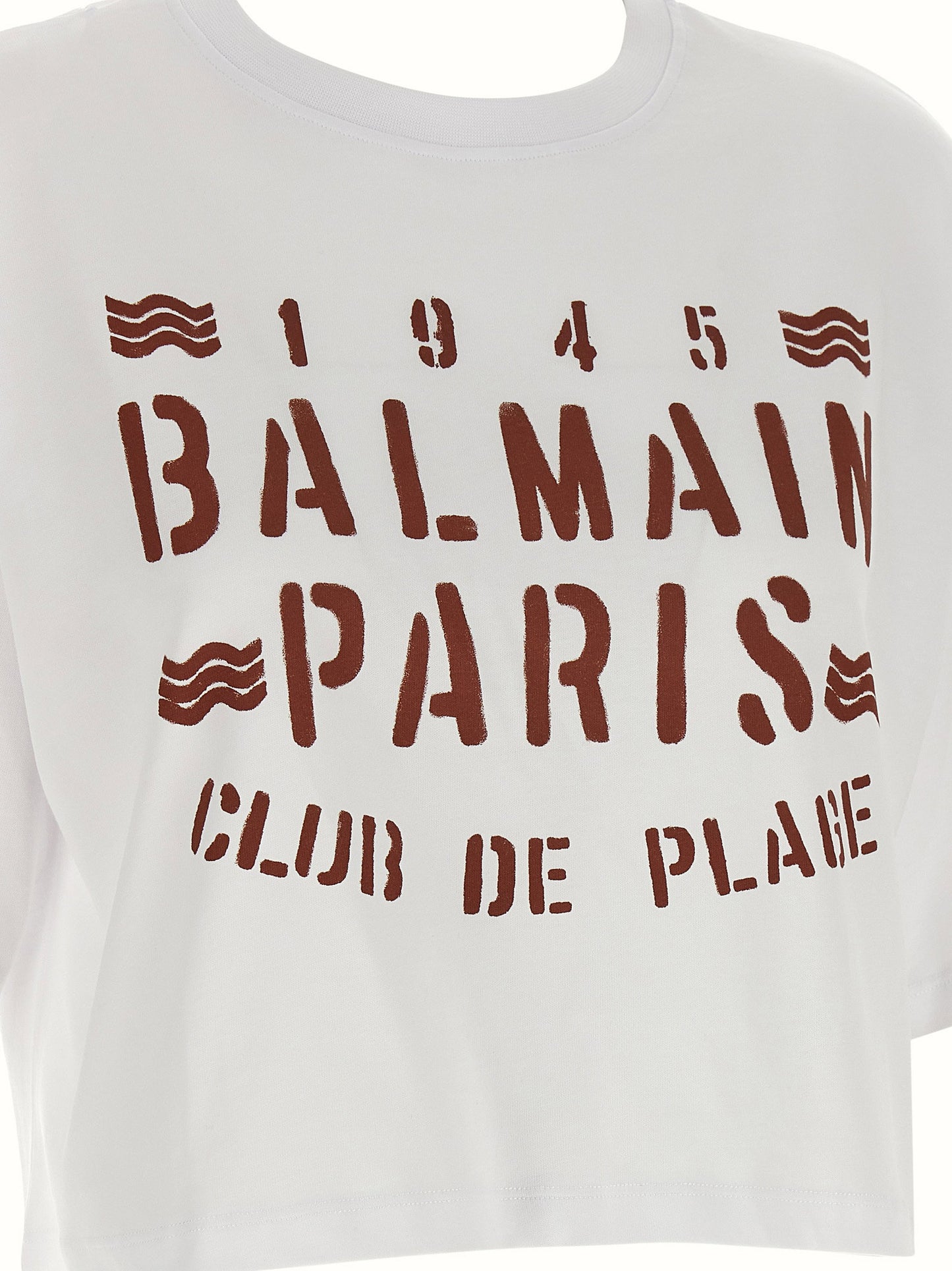 Balmain Plage Print T-shirt