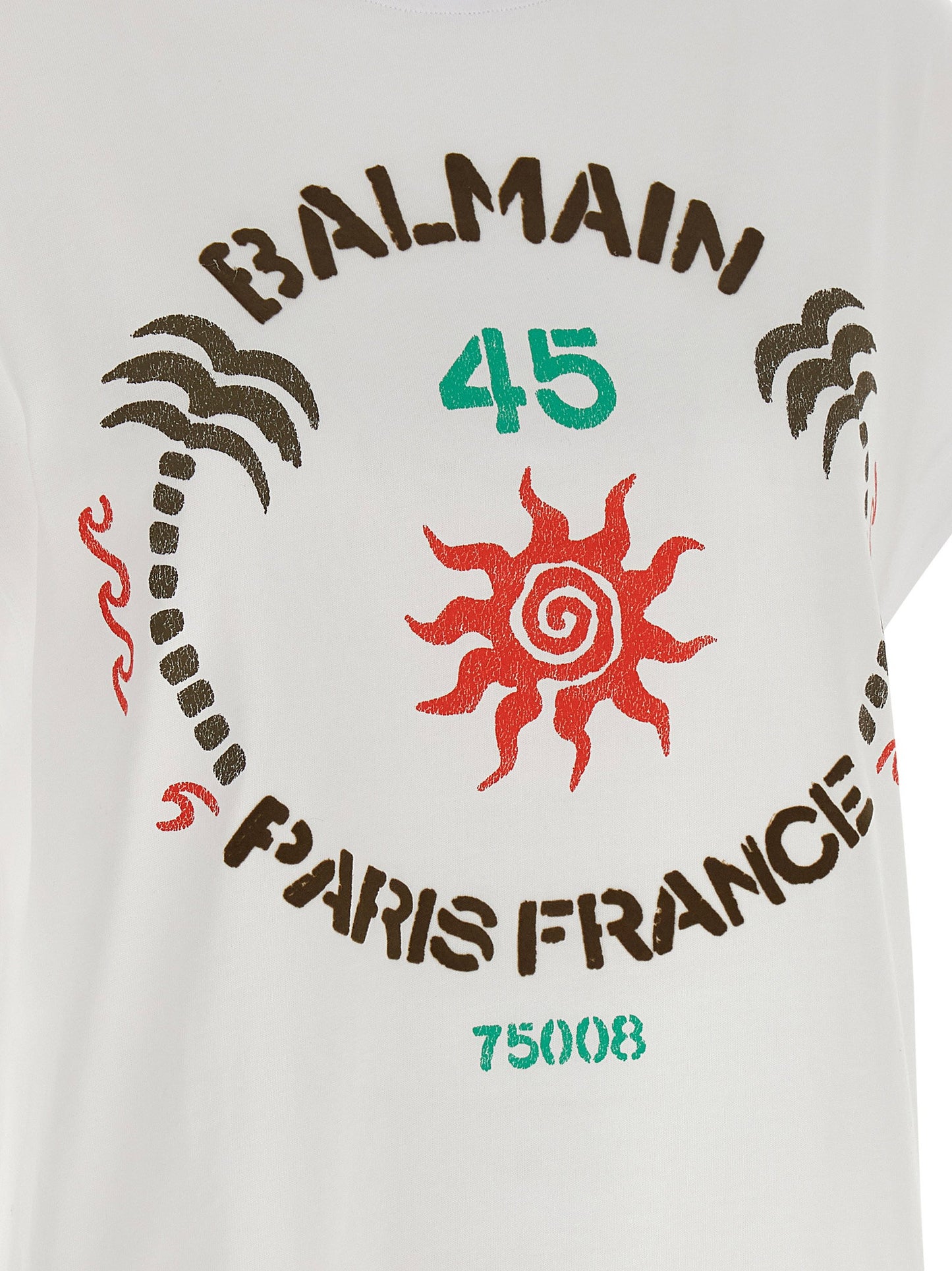 Balmain Club 45 Print T-shirt