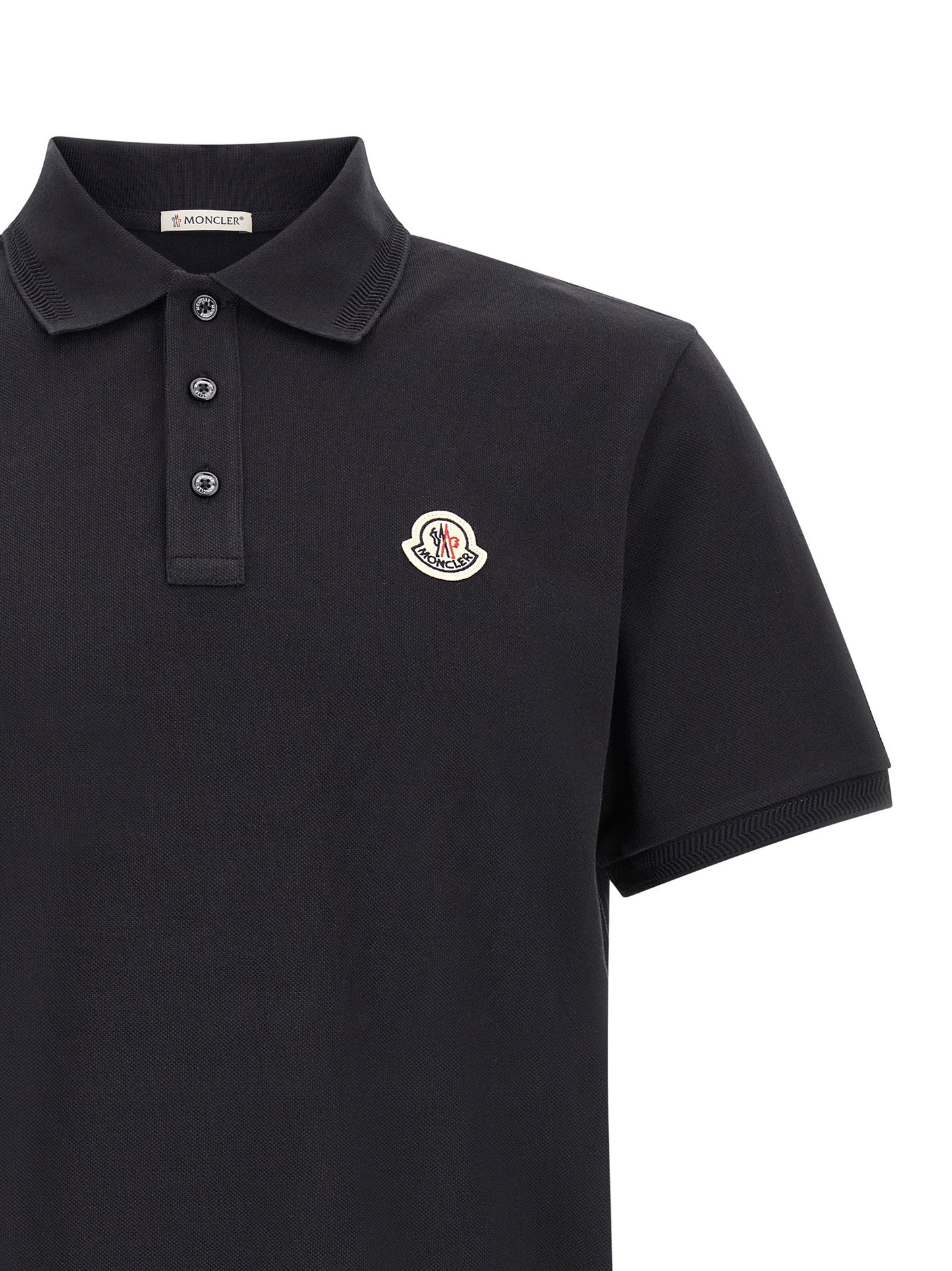 Moncler Logo Patch Polo Shirt