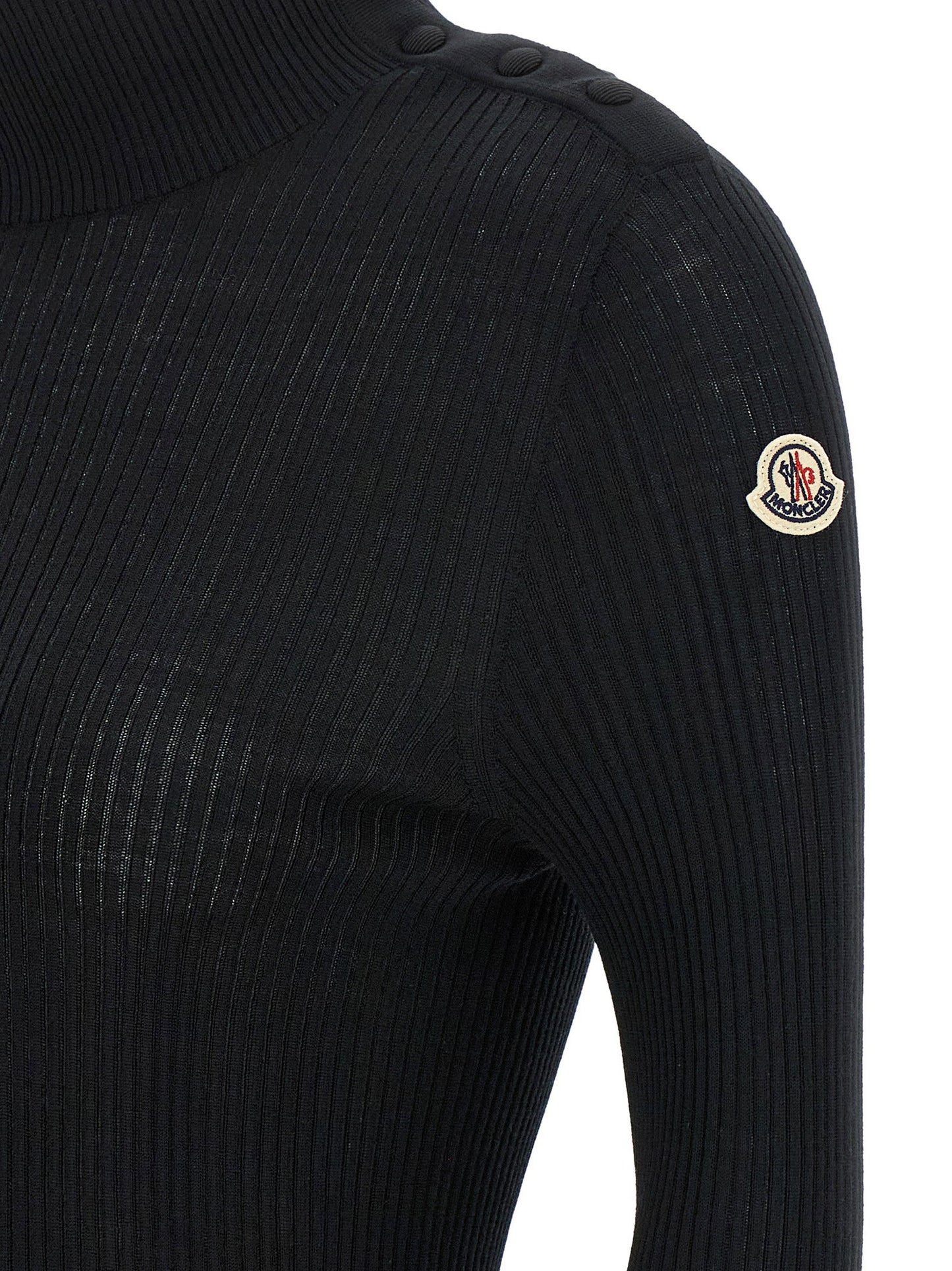 Moncler Logo Turtleneck Sweater