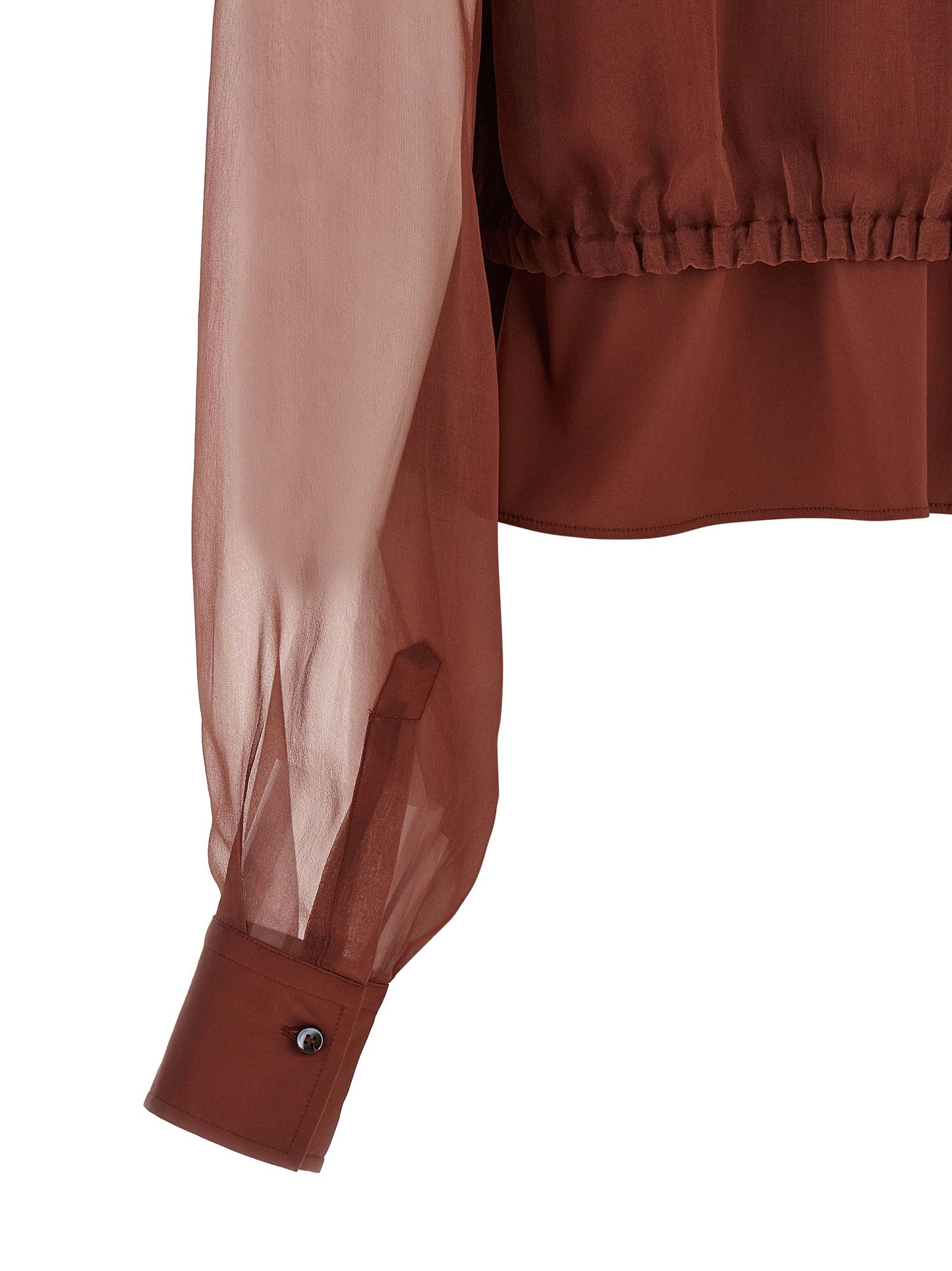 Brunello Cucinelli Silk Sleeves Blouse