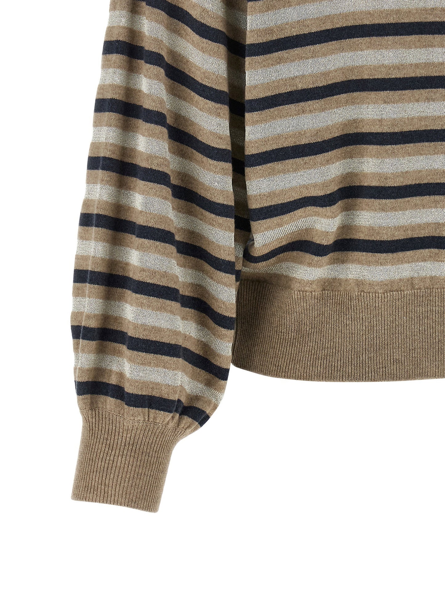Brunello Cucinelli Sparkling Stripes Sweater
