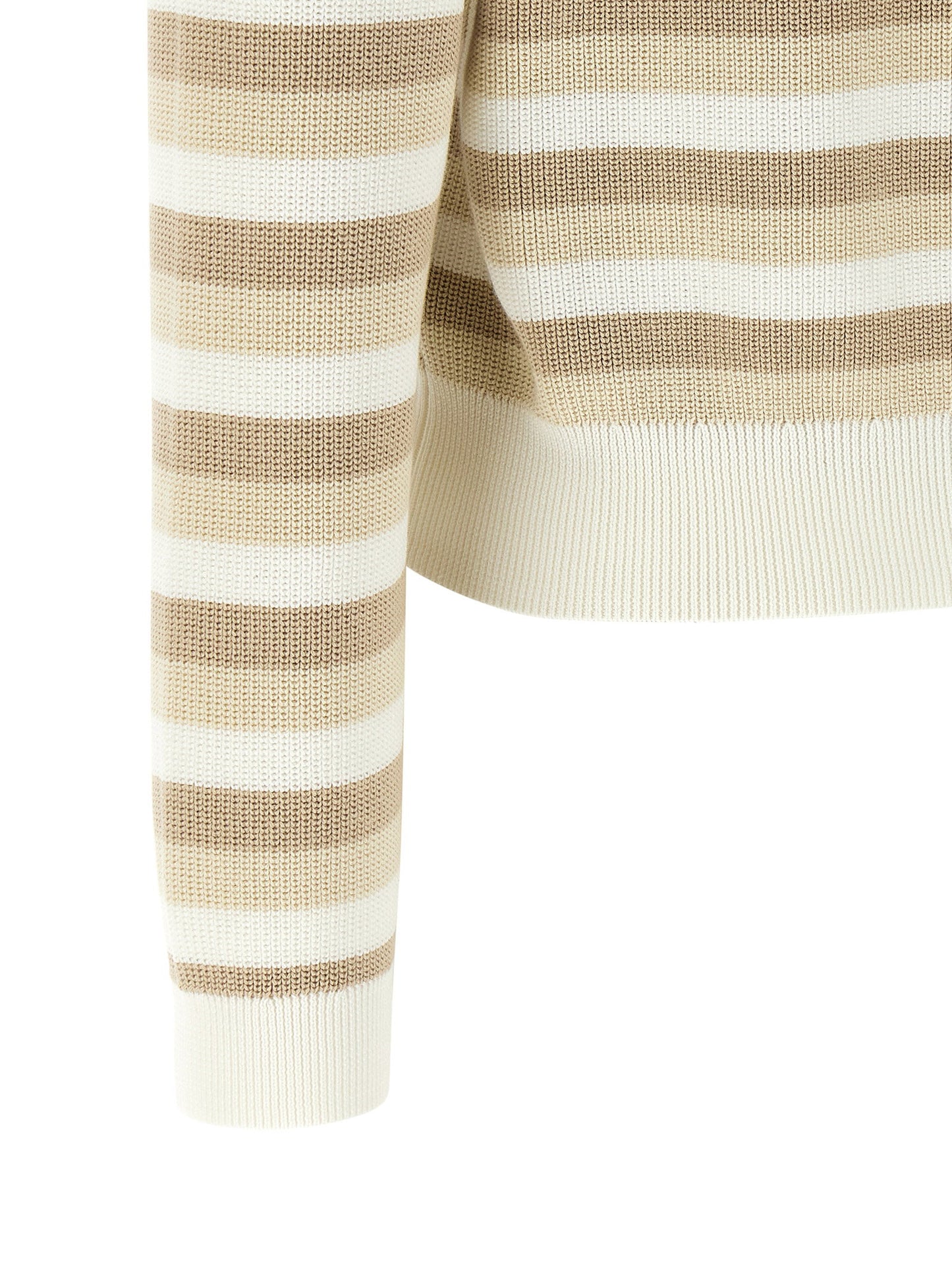 Brunello Cucinelli Striped Cotton Sweater