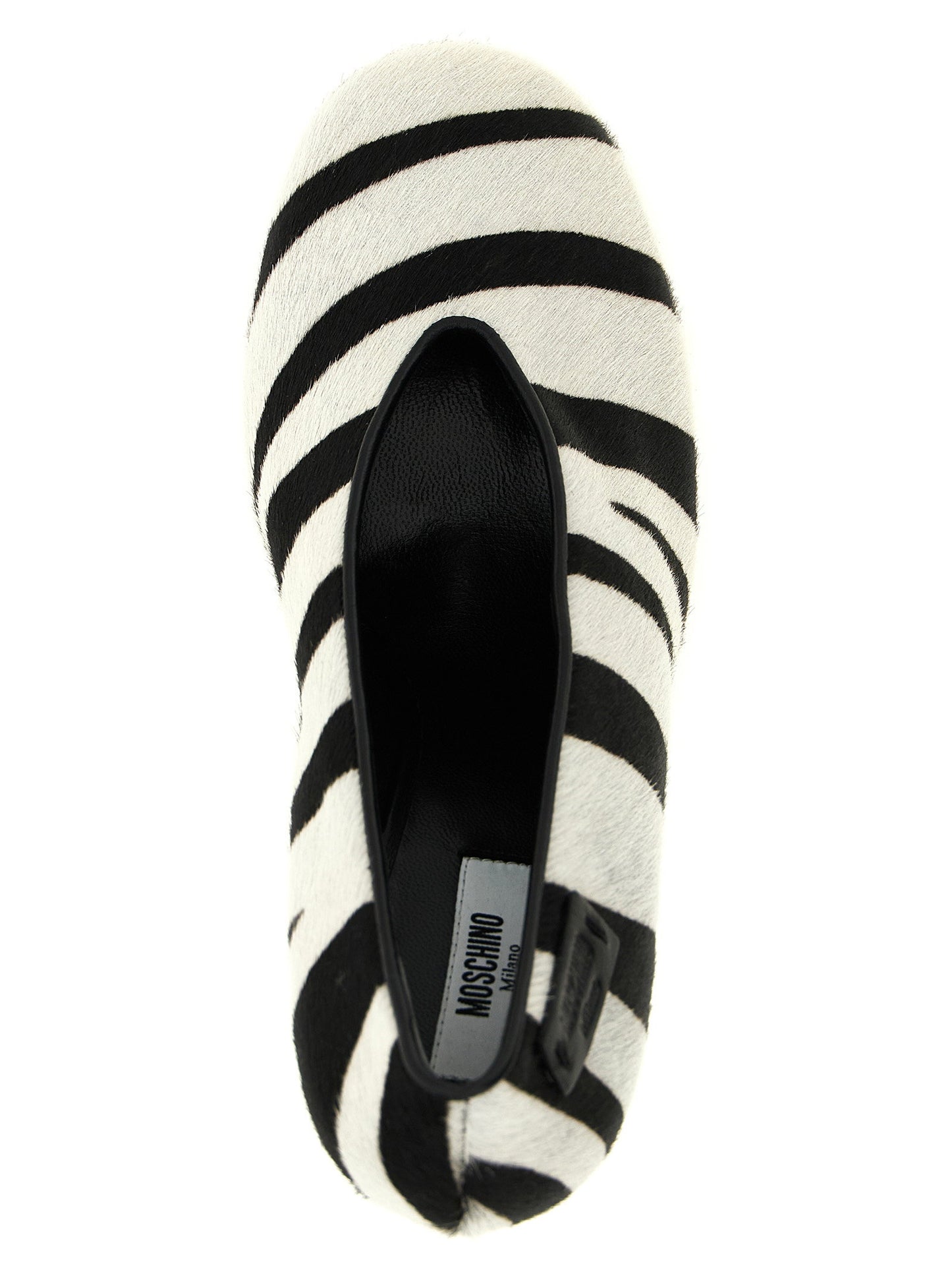 Moschino Zebra Pony Pumps