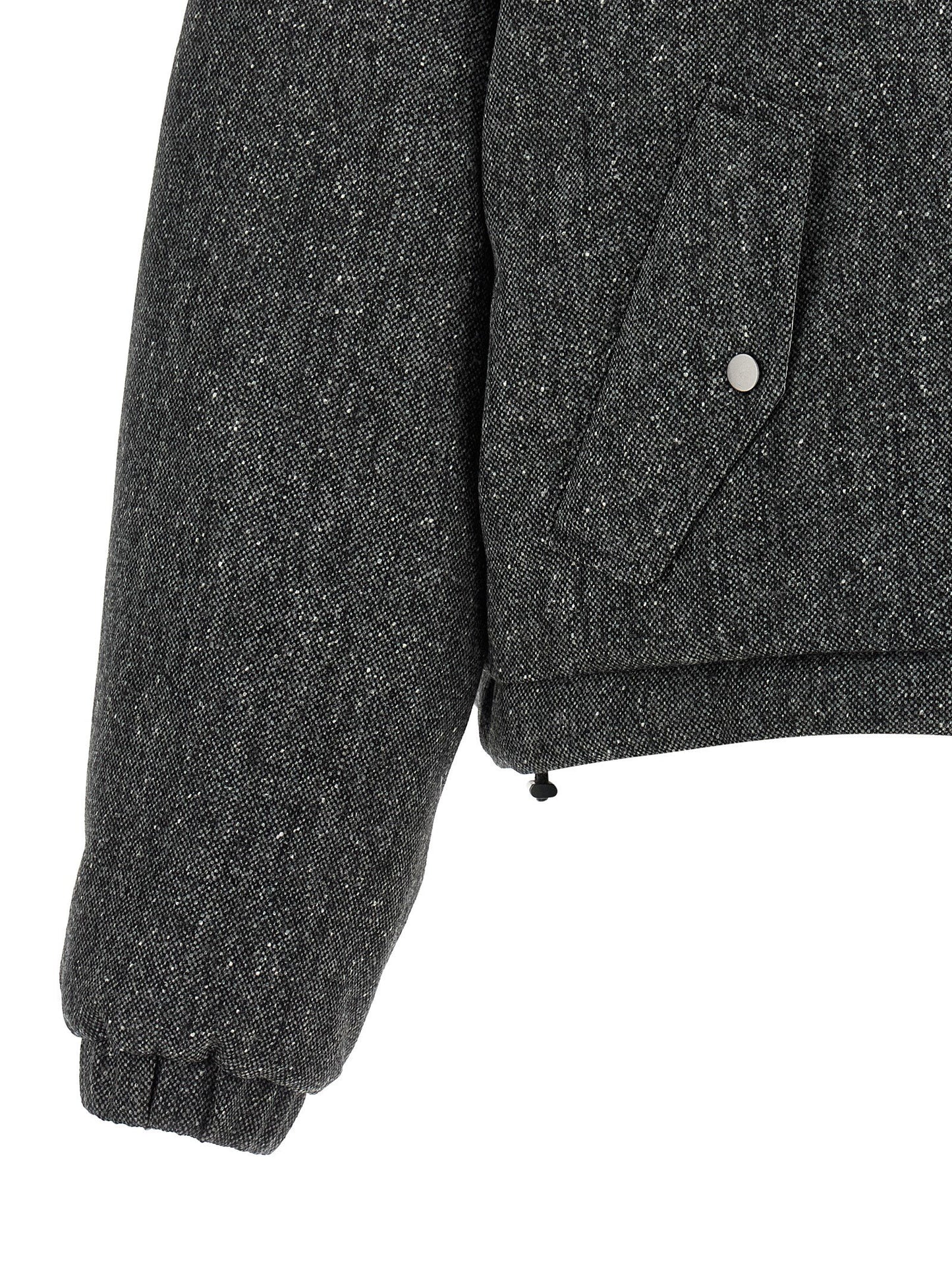 Brunello Cucinelli Shiny Zipper Pull Down Jacket