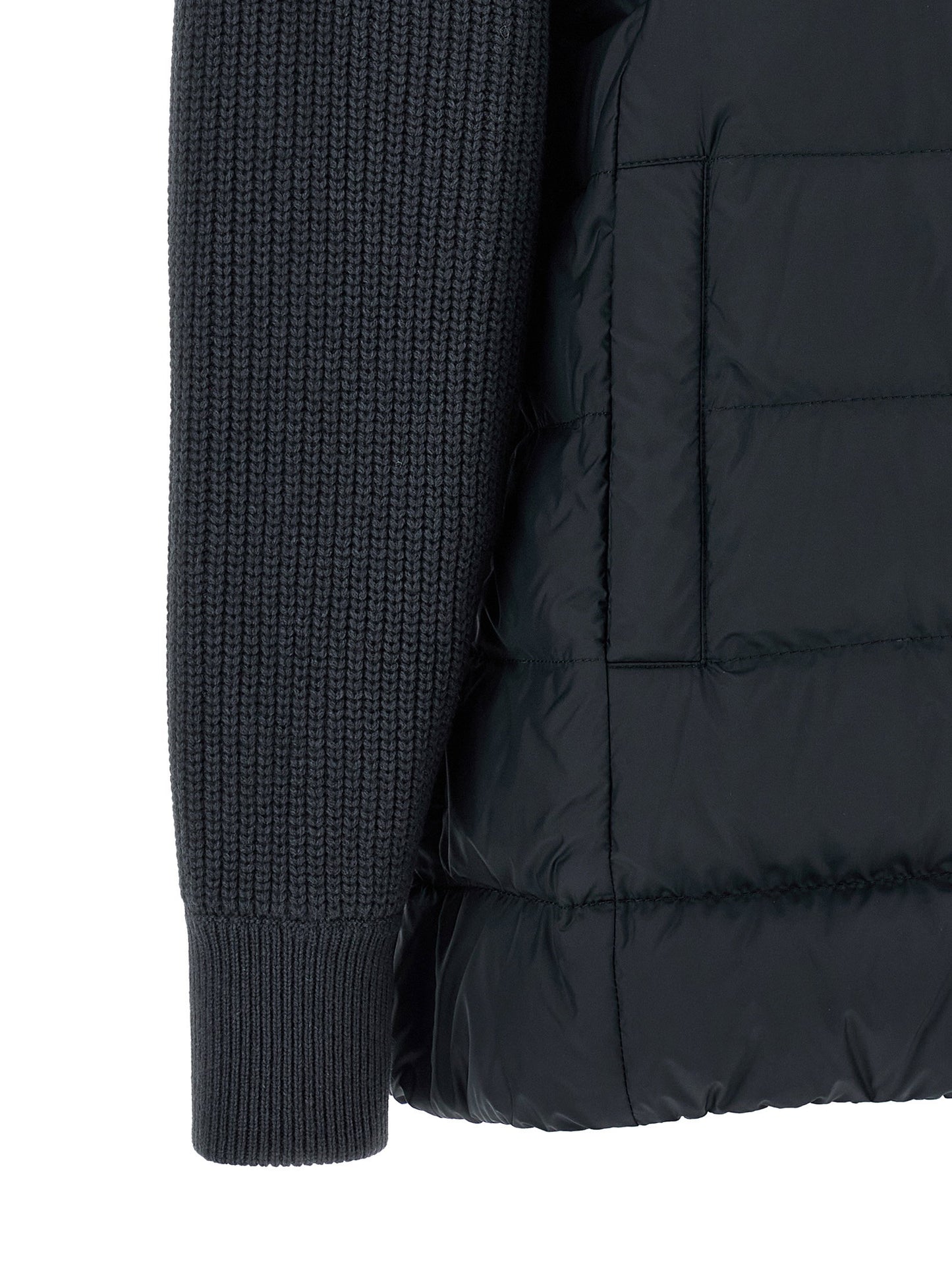 Brunello Cucinelli Shiny Zipper Pull Down Jacket