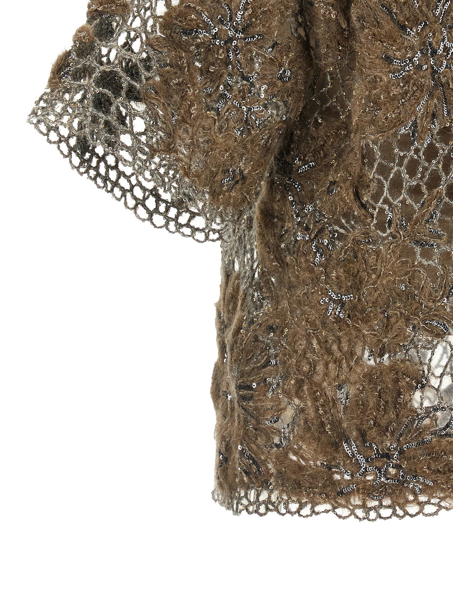 Brunello Cucinelli Whispering Bloom Embroidery T-shirt