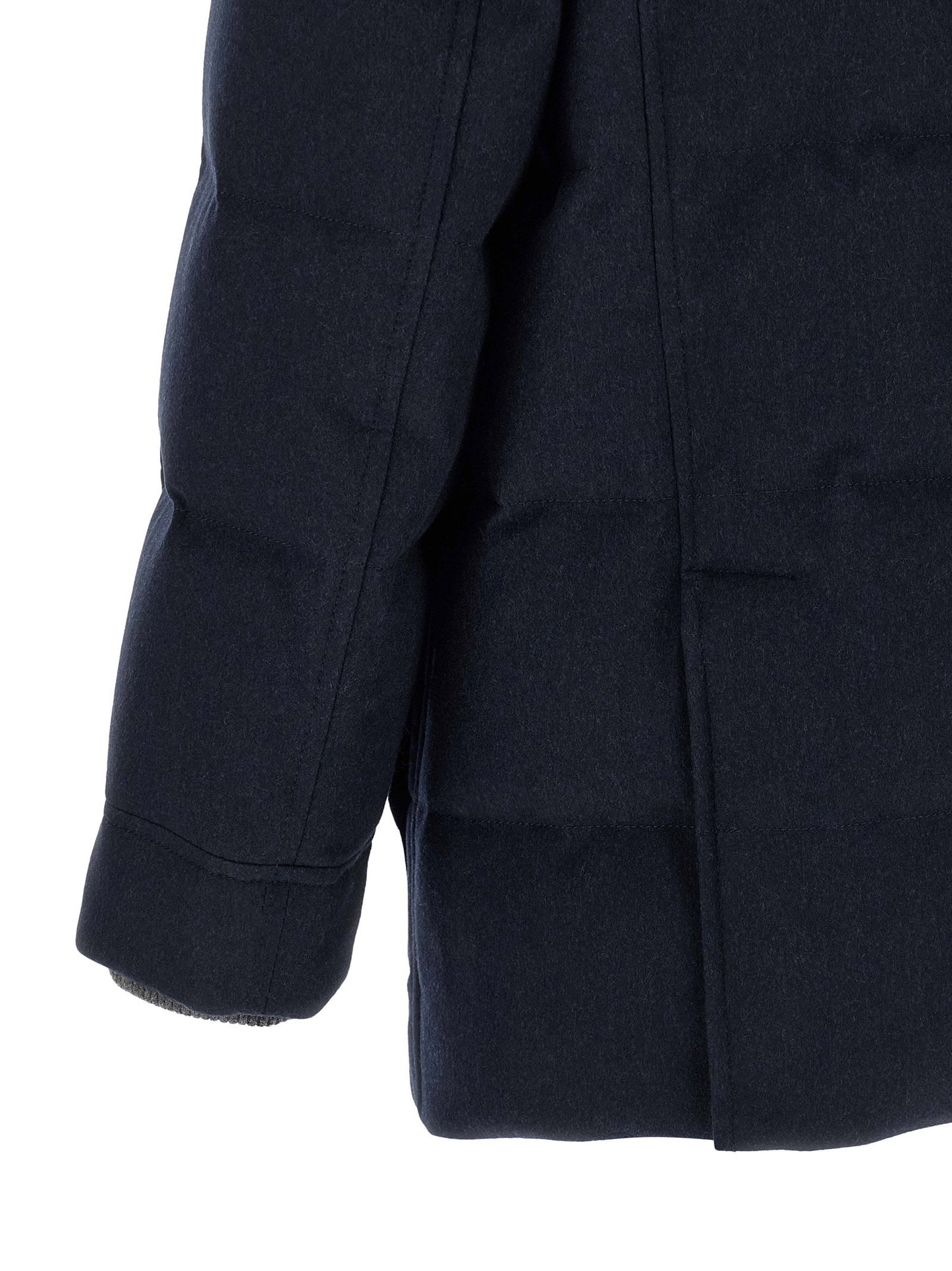 Brunello Cucinelli Wool Flannel Parka