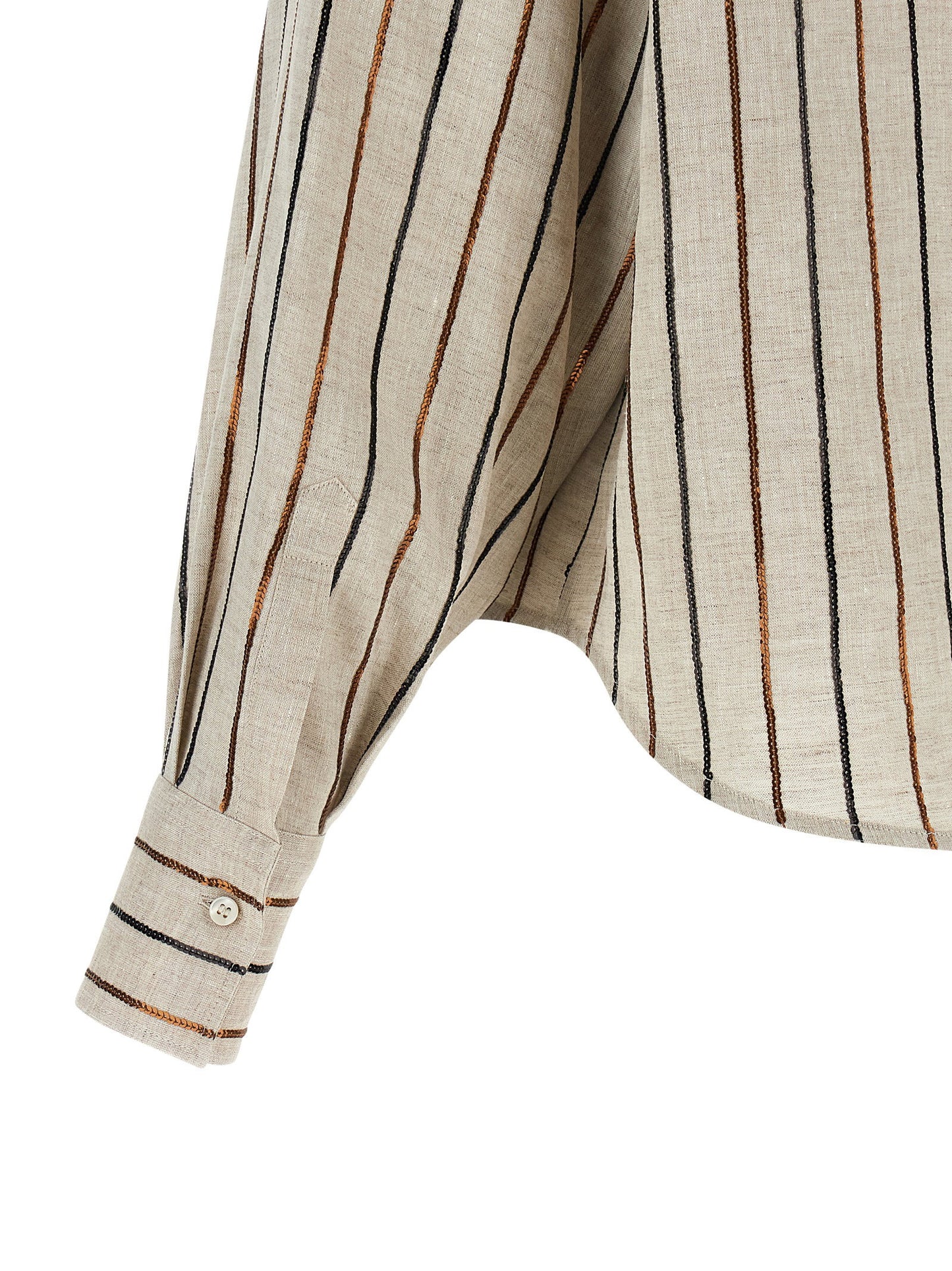 Brunello Cucinelli Sparkling Stripes Shirt