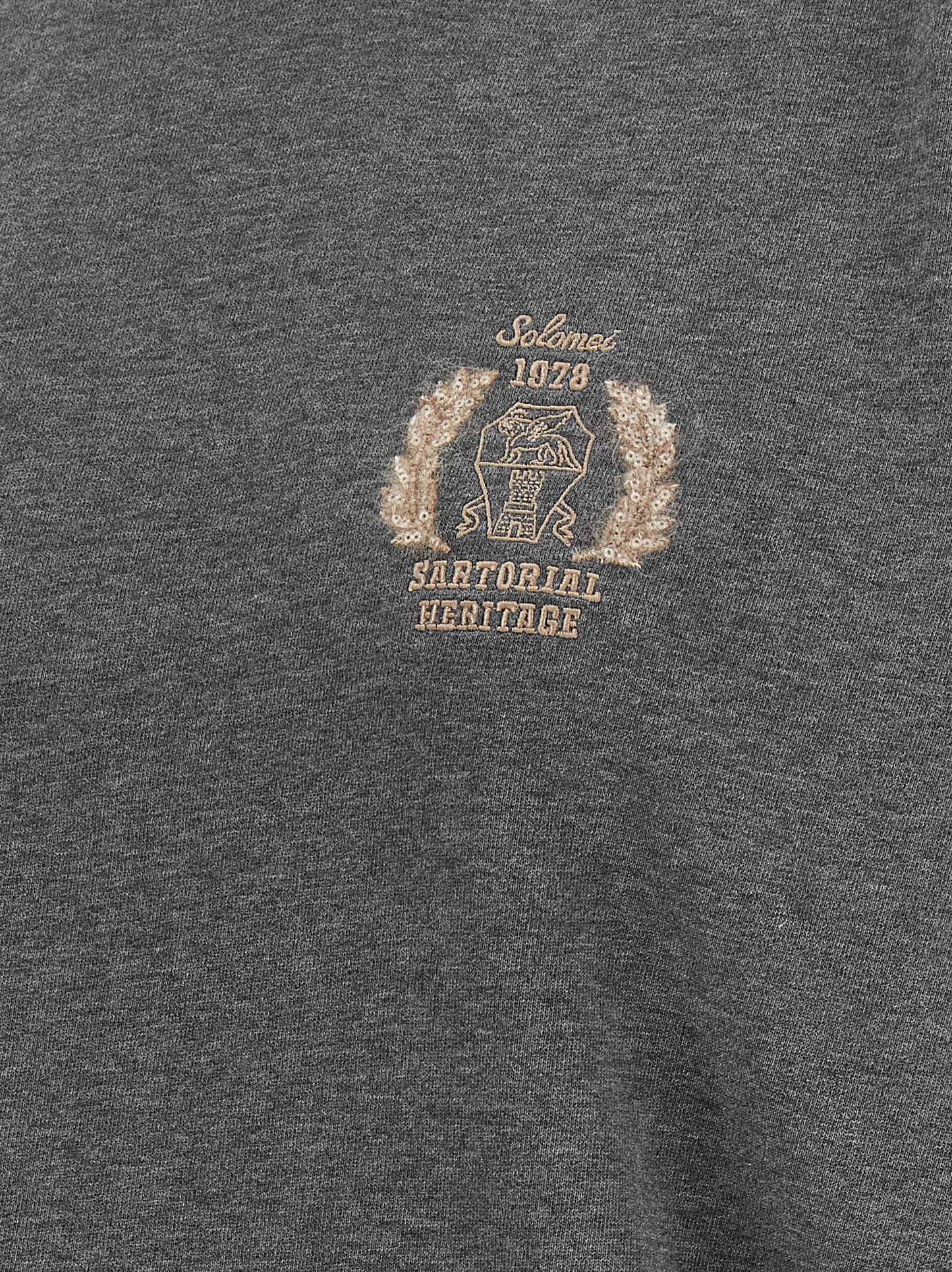 Brunello Cucinelli Coat Of Arms Embroidered Sweatshirt