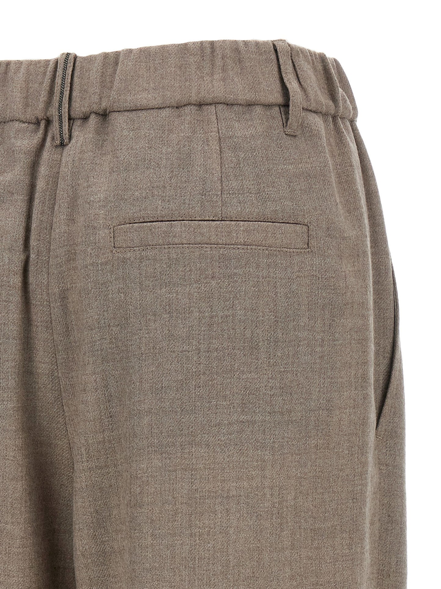 Brunello Cucinelli Light Pants With Pleats