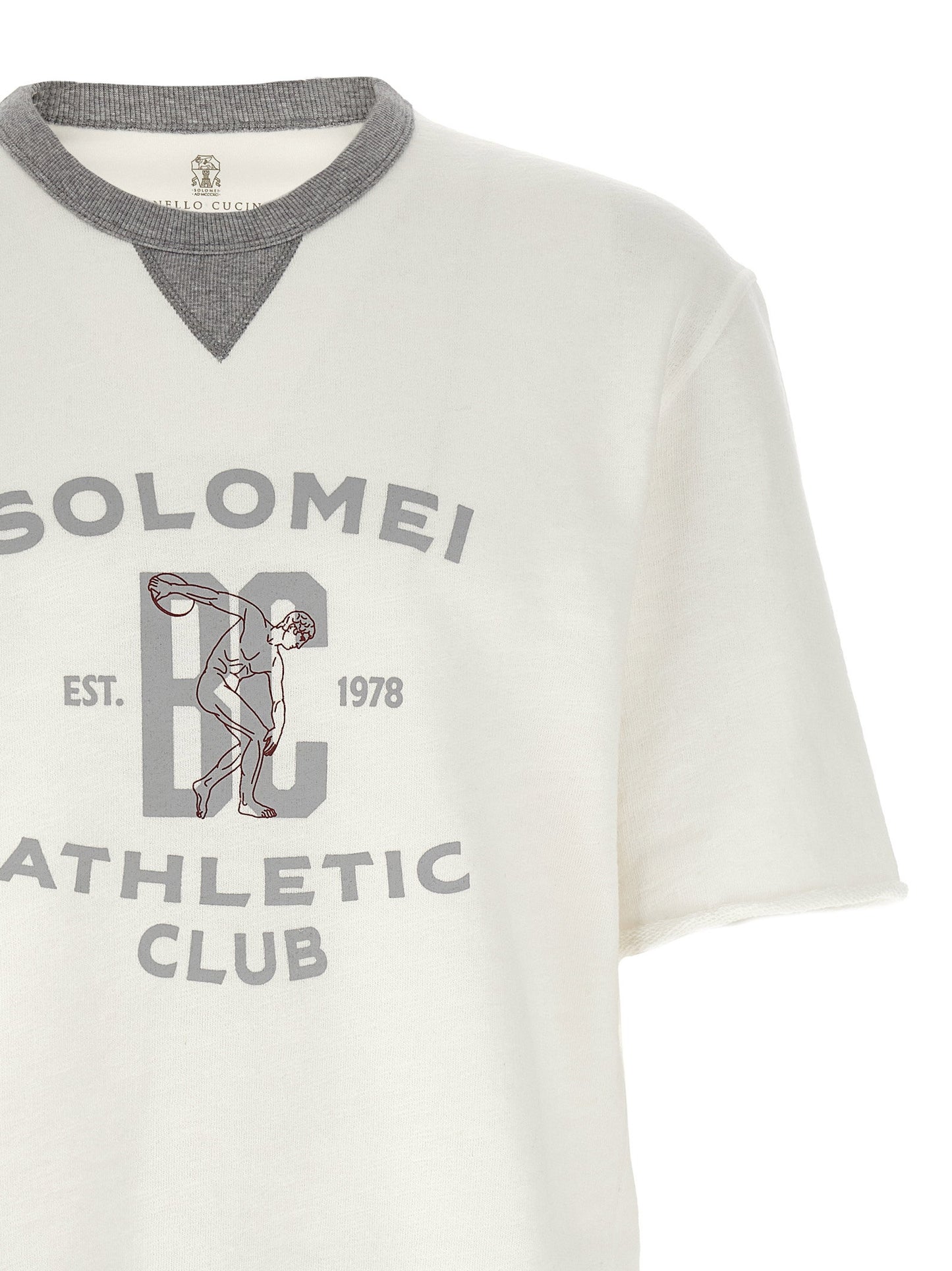 Brunello Cucinelli Short Sleeved Sweatshirt