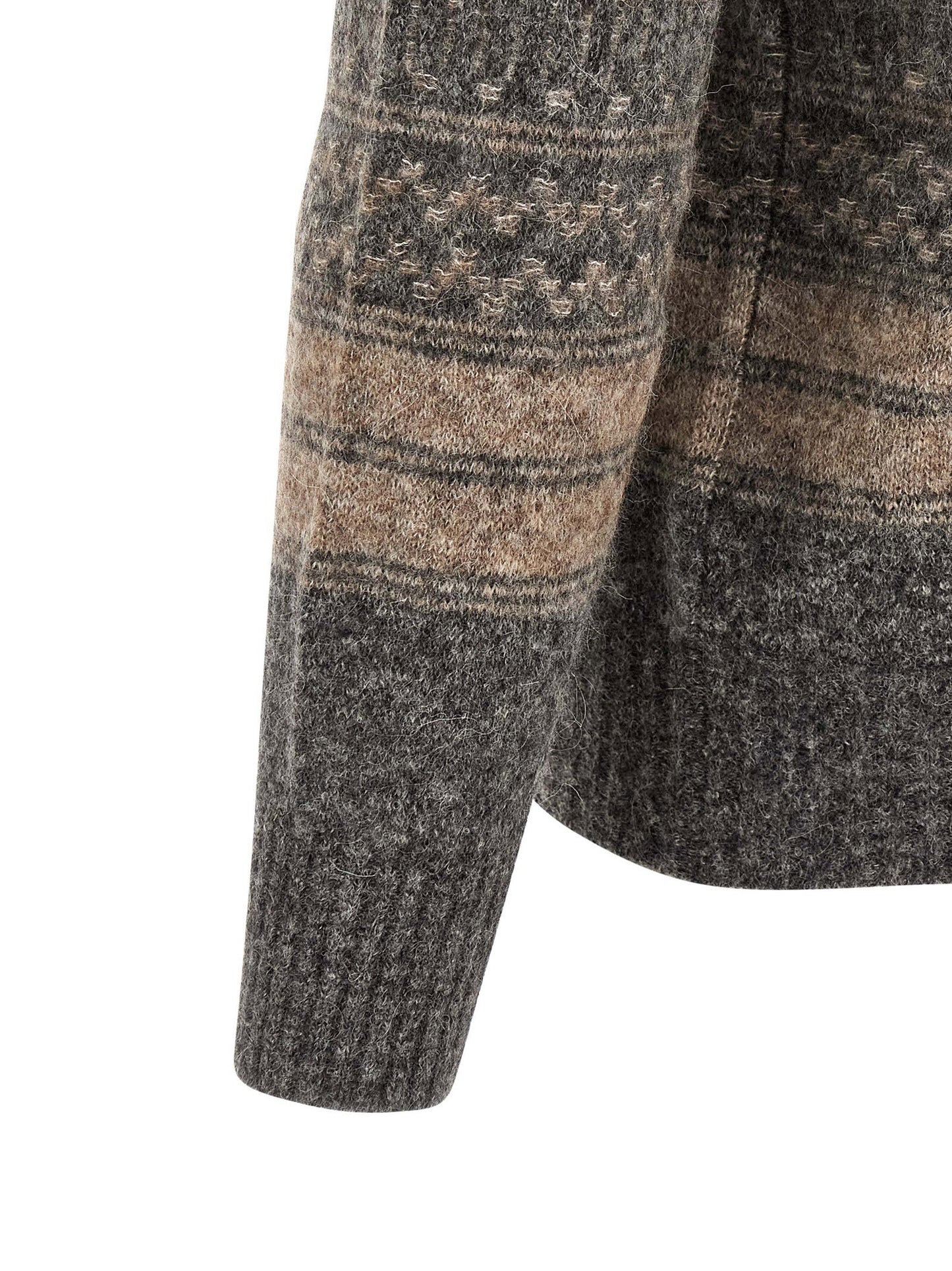 Brunello Cucinelli Nordic Jacquard Cardigan