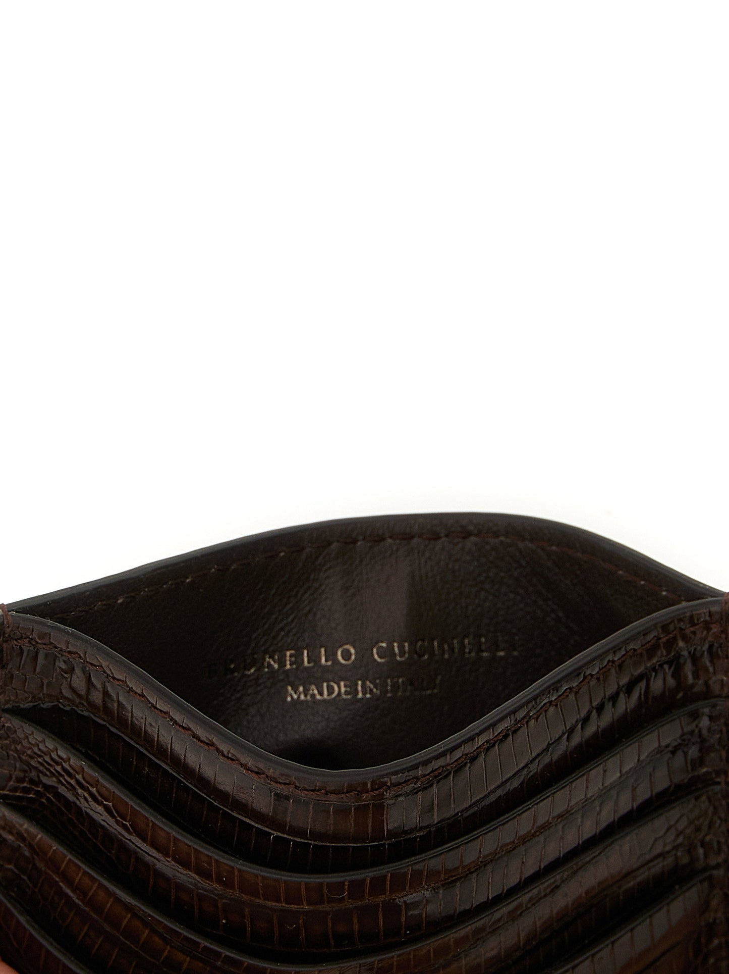 Brunello Cucinelli Leather Cardholder