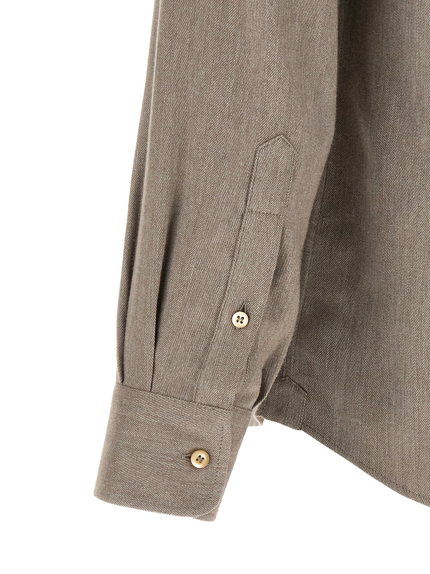 Brunello Cucinelli Herringbone Shirt