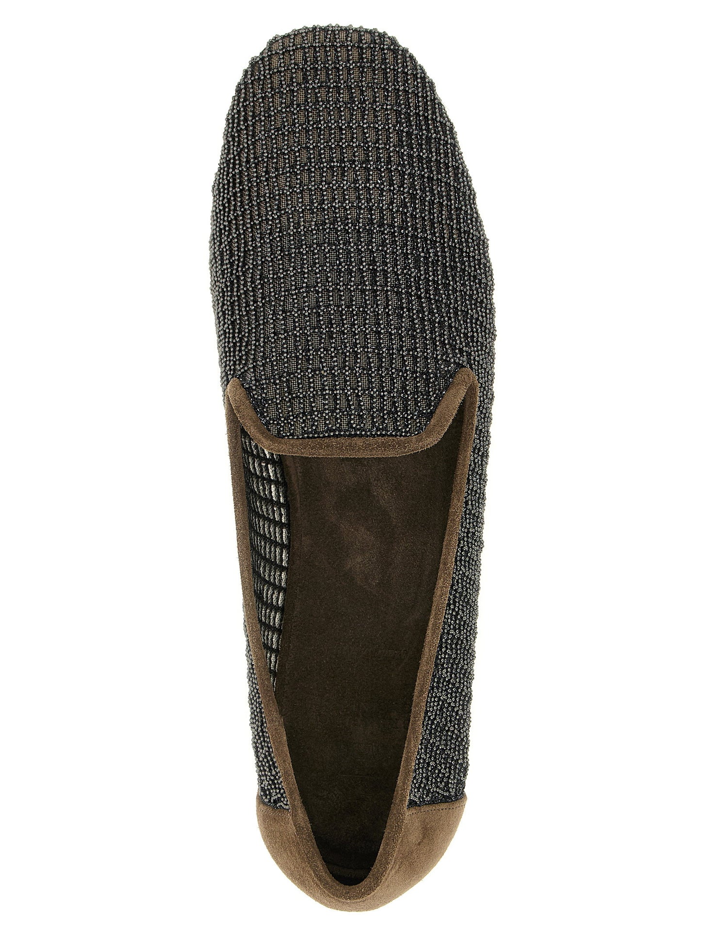 Brunello Cucinelli Embroidery Mesh Loafers