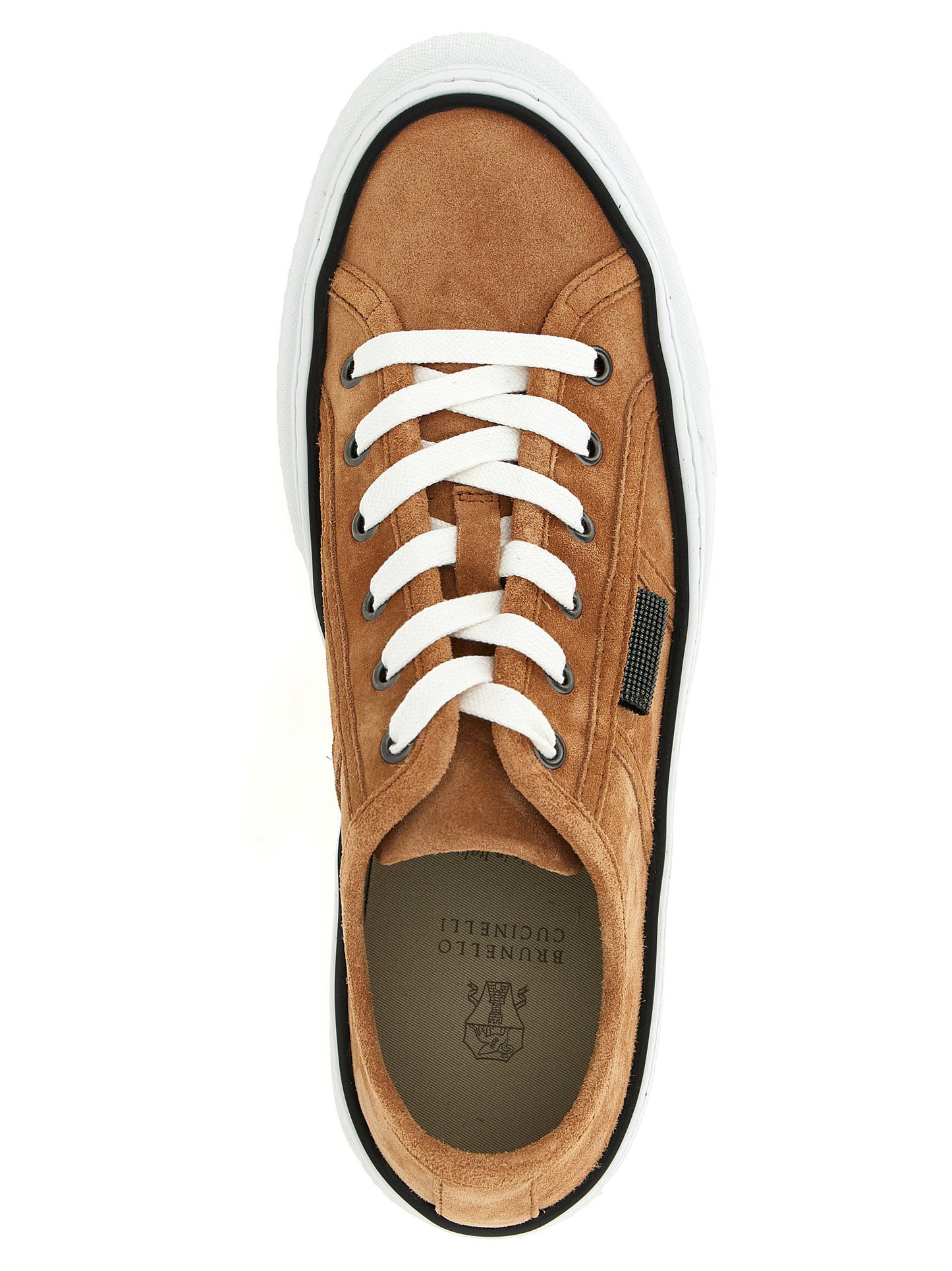 Brunello Cucinelli Shiny Tab Sneakers